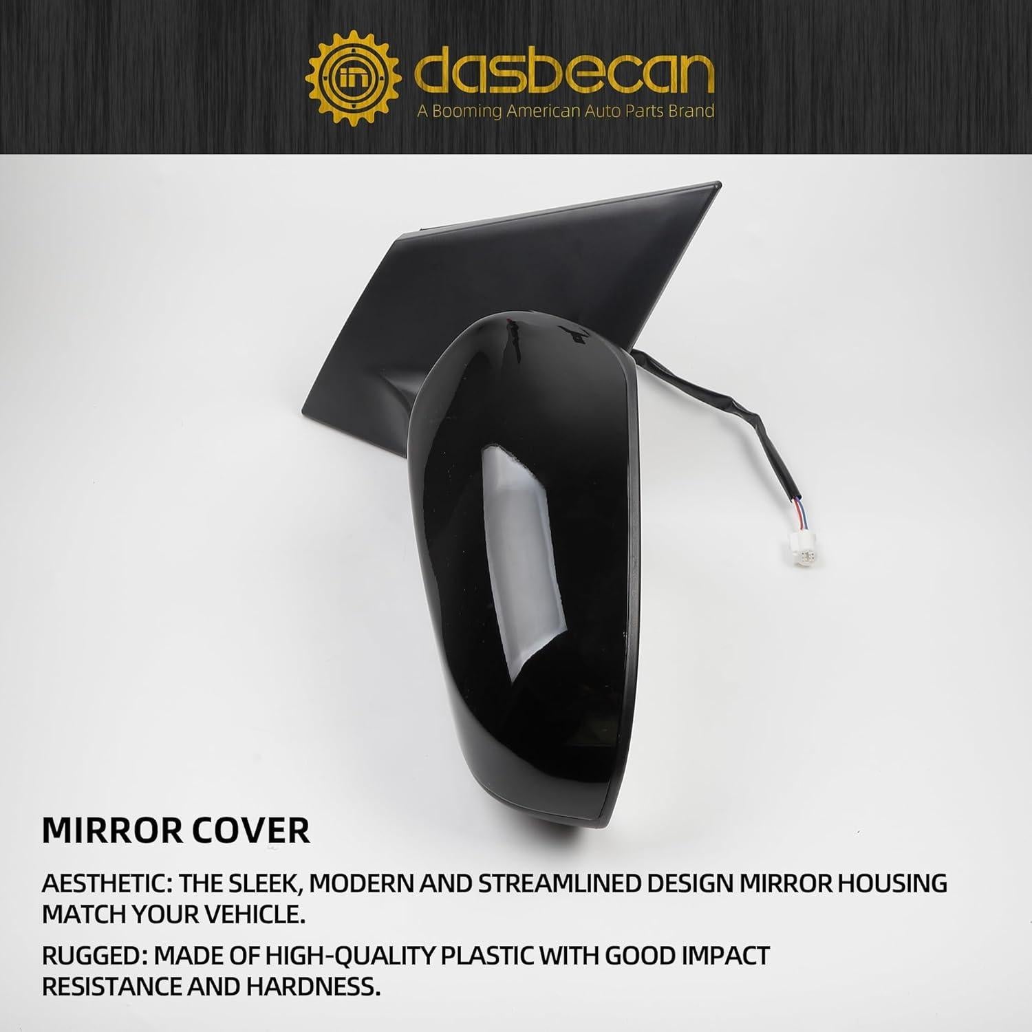 Espejo Lateral Izquierdo Dasbecan Toyota Corolla 2014-2019