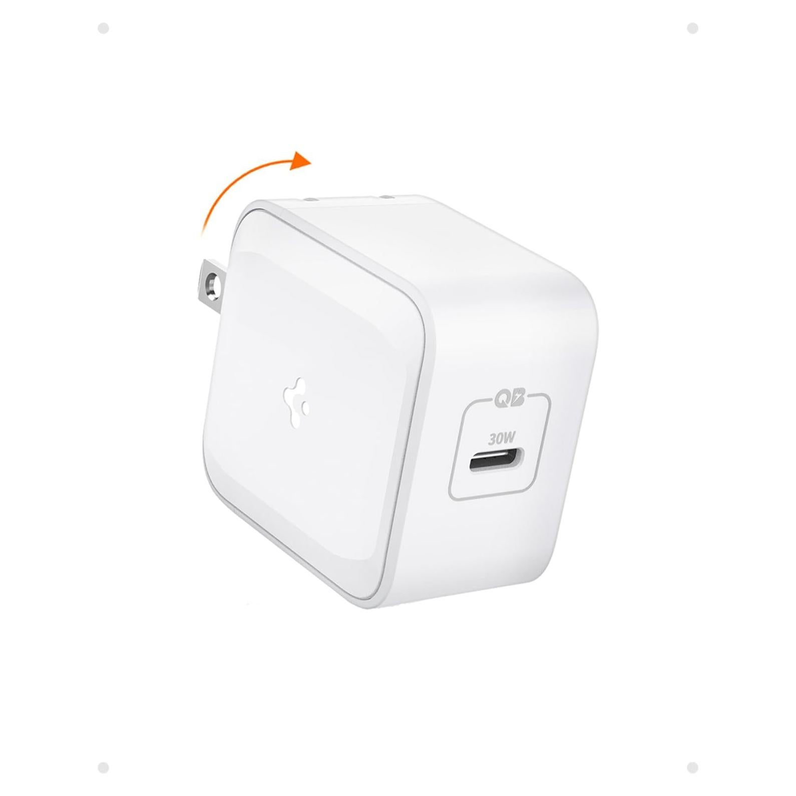 Cargador USB-C Spigen 30W GaN II Plegable Carga Rápida