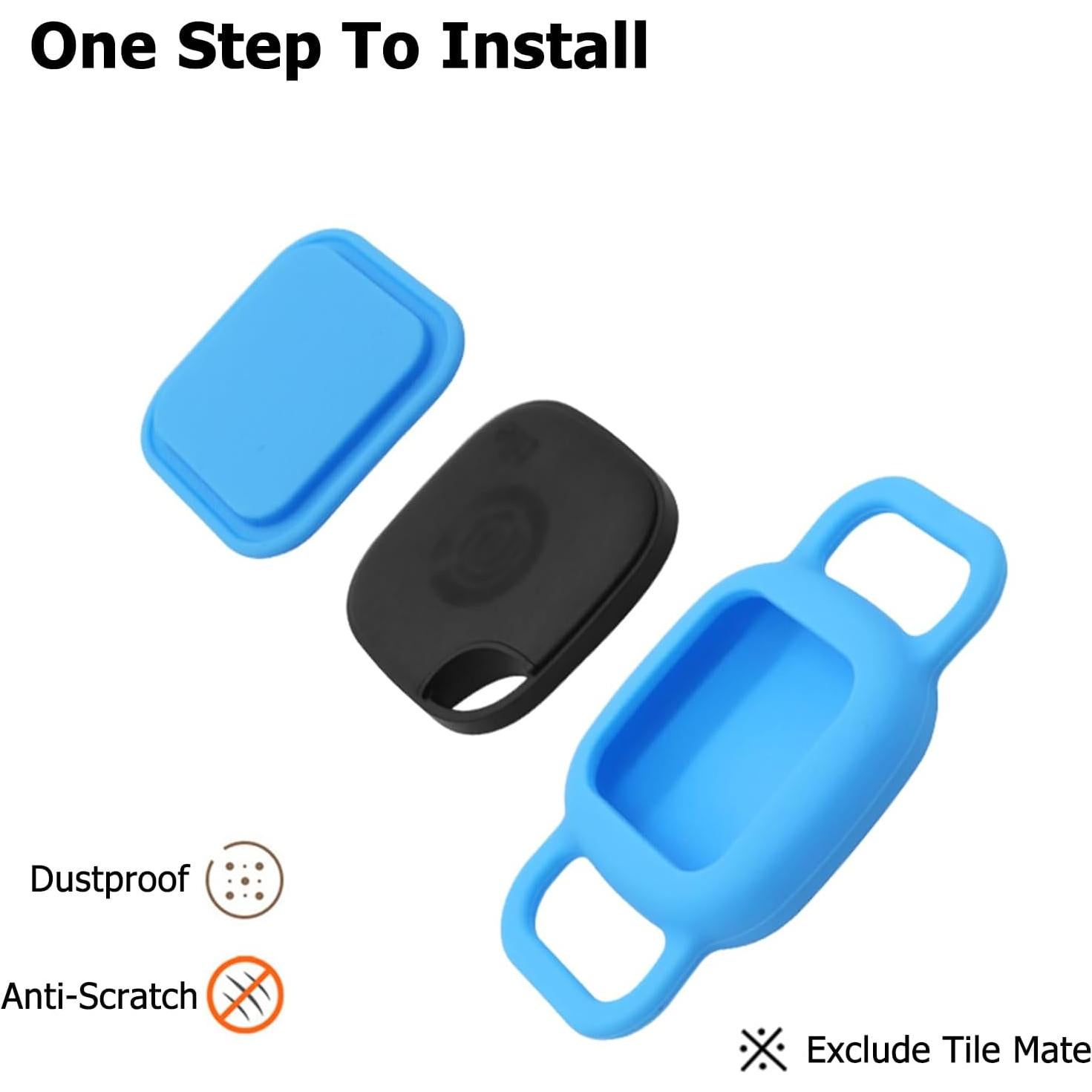 4 Fundas de Silicona Impermeables para Tile Mate 2024/2022 - VAEKNVG