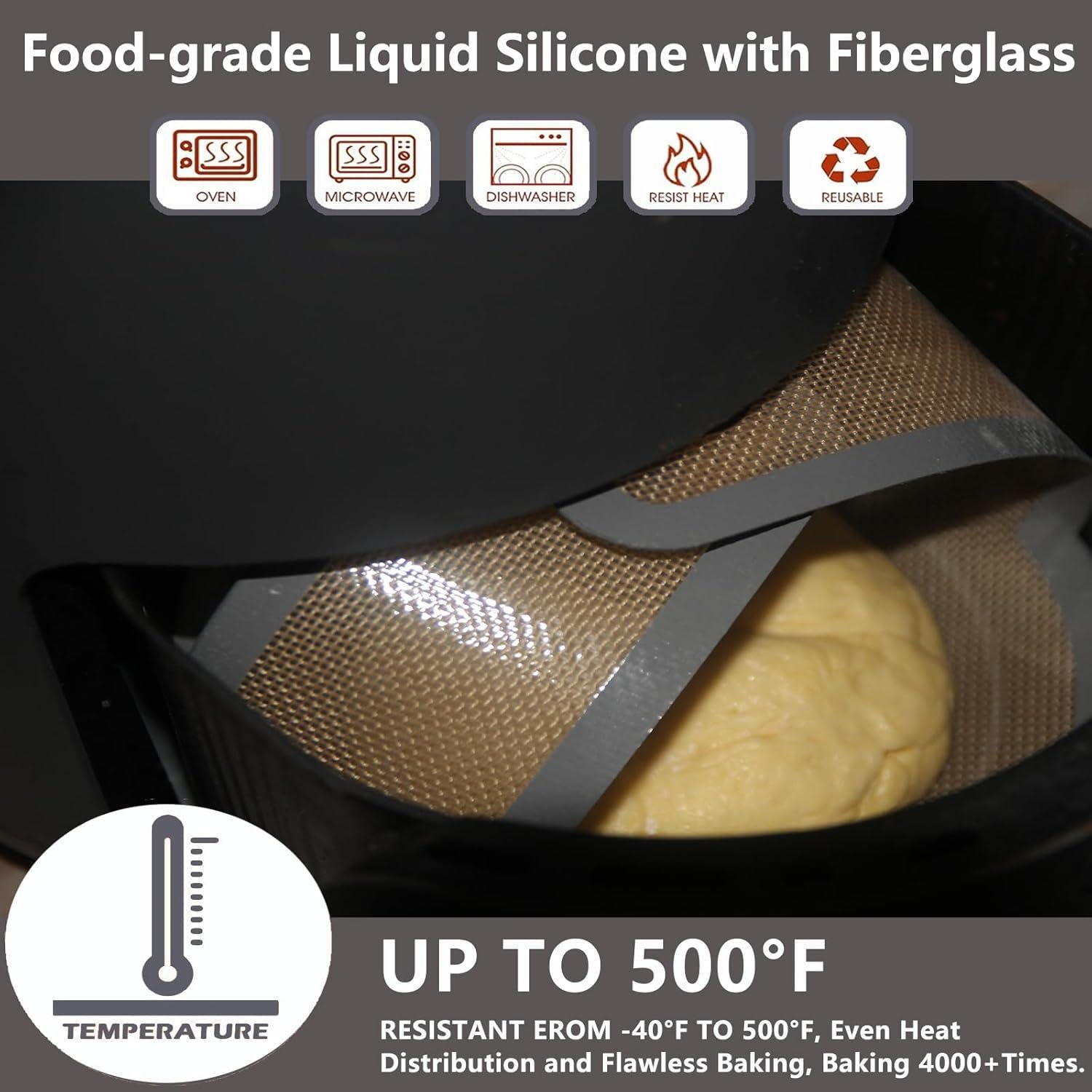 Sling de Silicona para Pan MOFWEB Ovalado y Redondo 58.4x21.1cm