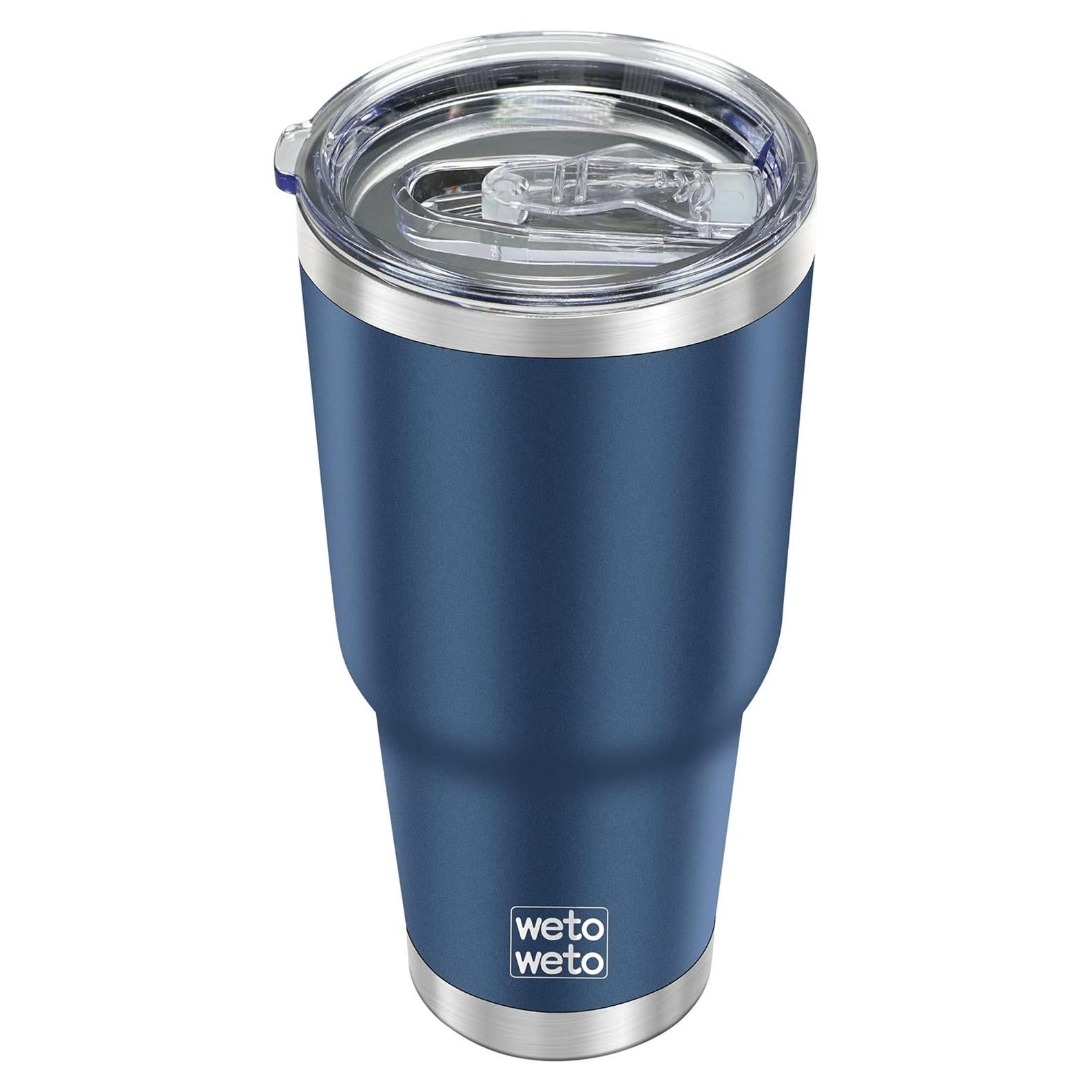 Vaso Aislado de Acero Inoxidable WETOWETO 30oz Azul Marino