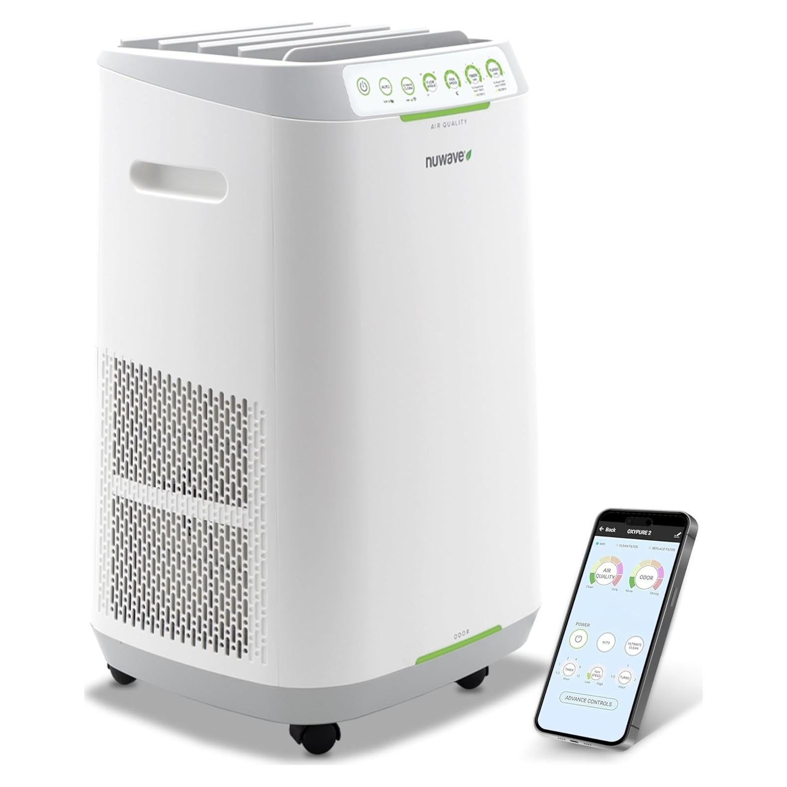 Purificador de Aire Inteligente Nuwave Forever 186.5 m² Blanco