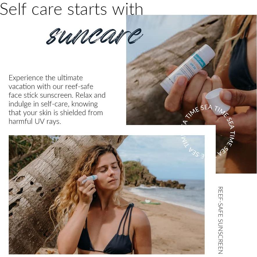 Protector Solar Mineral Coral Safe SPF 50 Stick 14g - Biodegradable