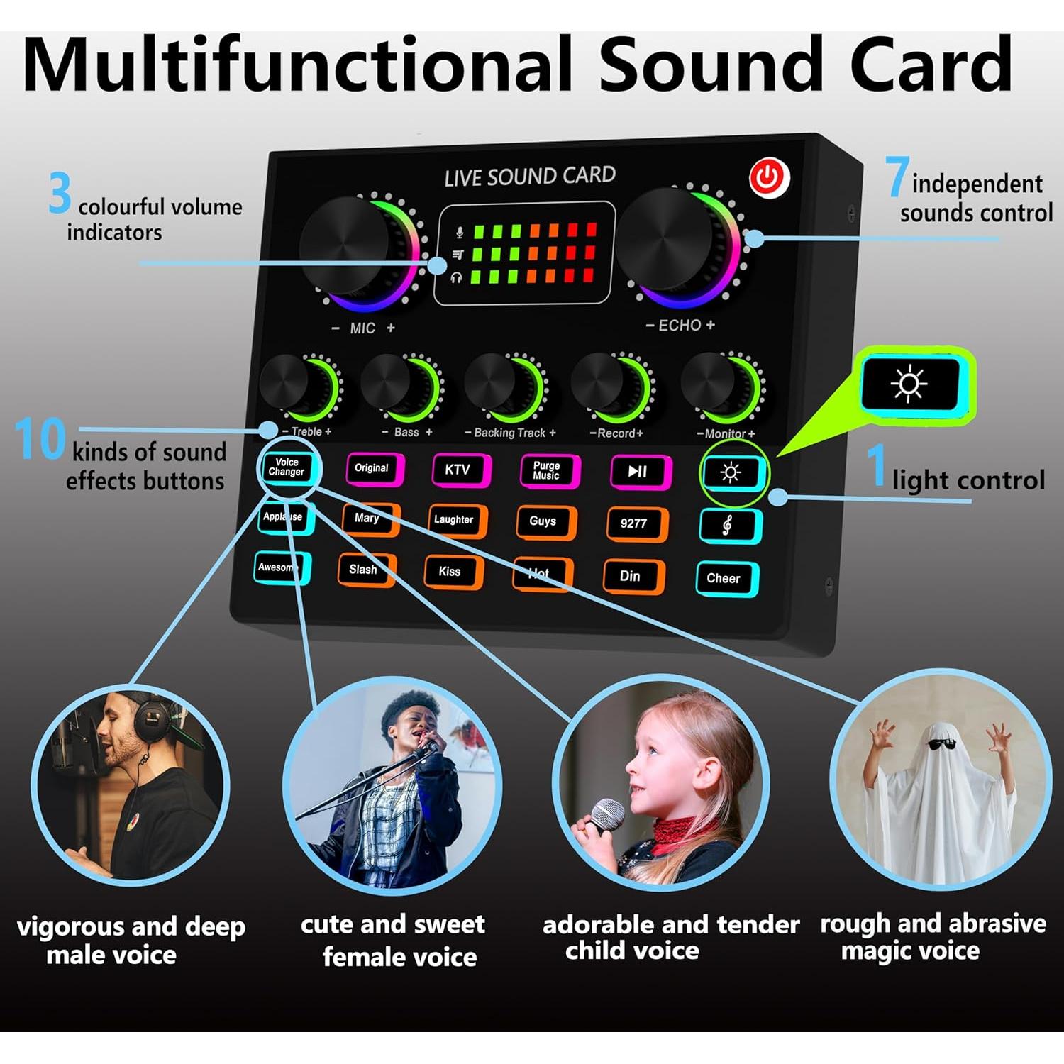 Paquete de Podcast para 2 sktome V8MAX - Micrófonos y Mezclador