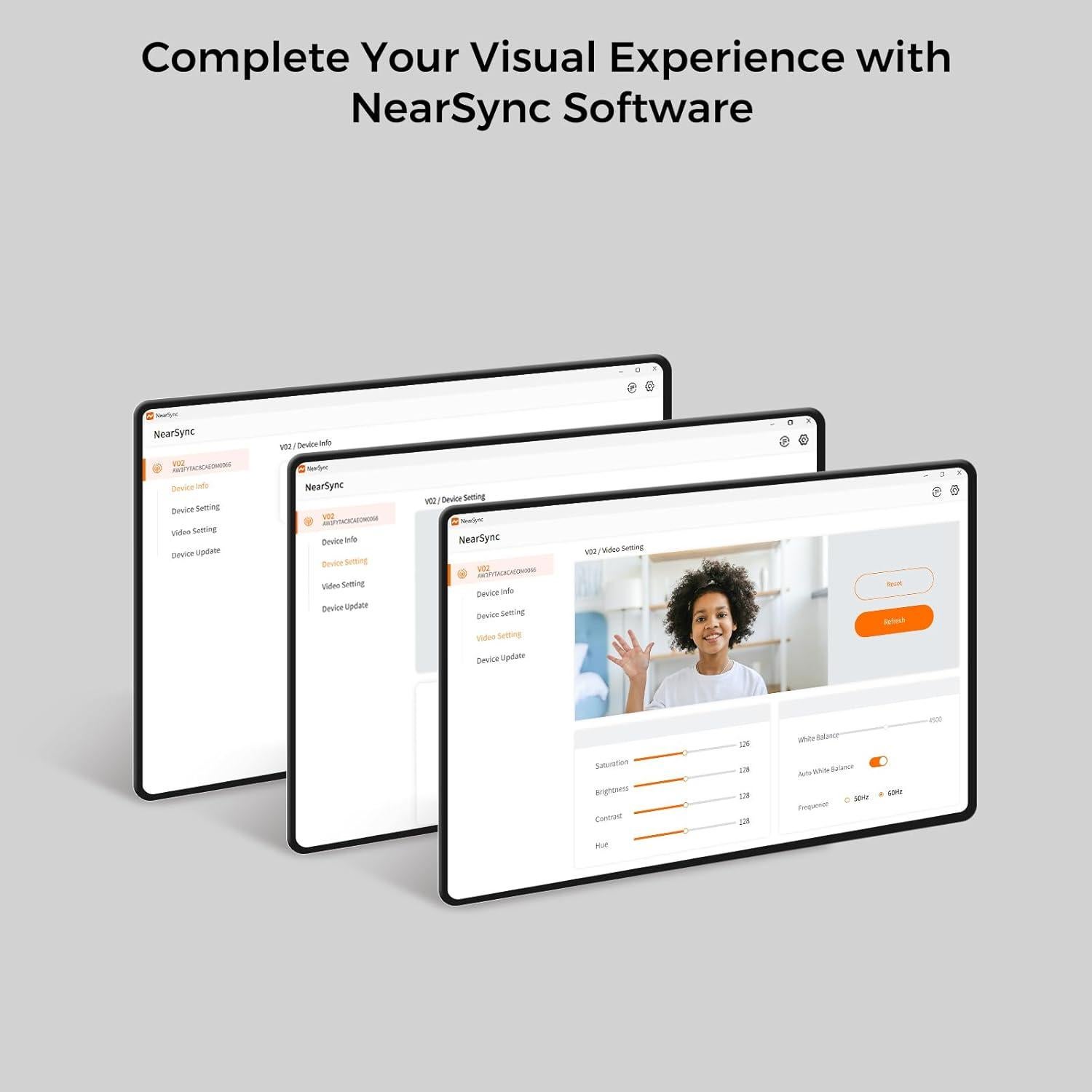 Cámara Web NearStream V02AF 2K FHD con Micrófono AI y FOV Ajustable