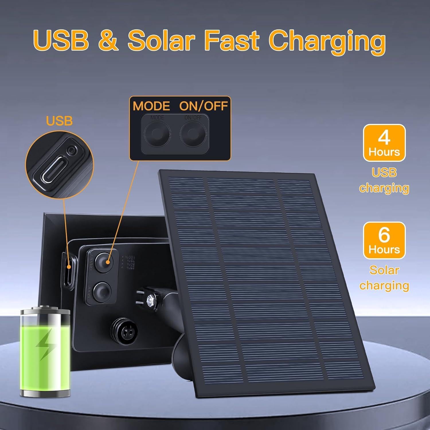 Luces de Cadena Solares Ollny 10.67M con Control Remoto y 15 LEDs