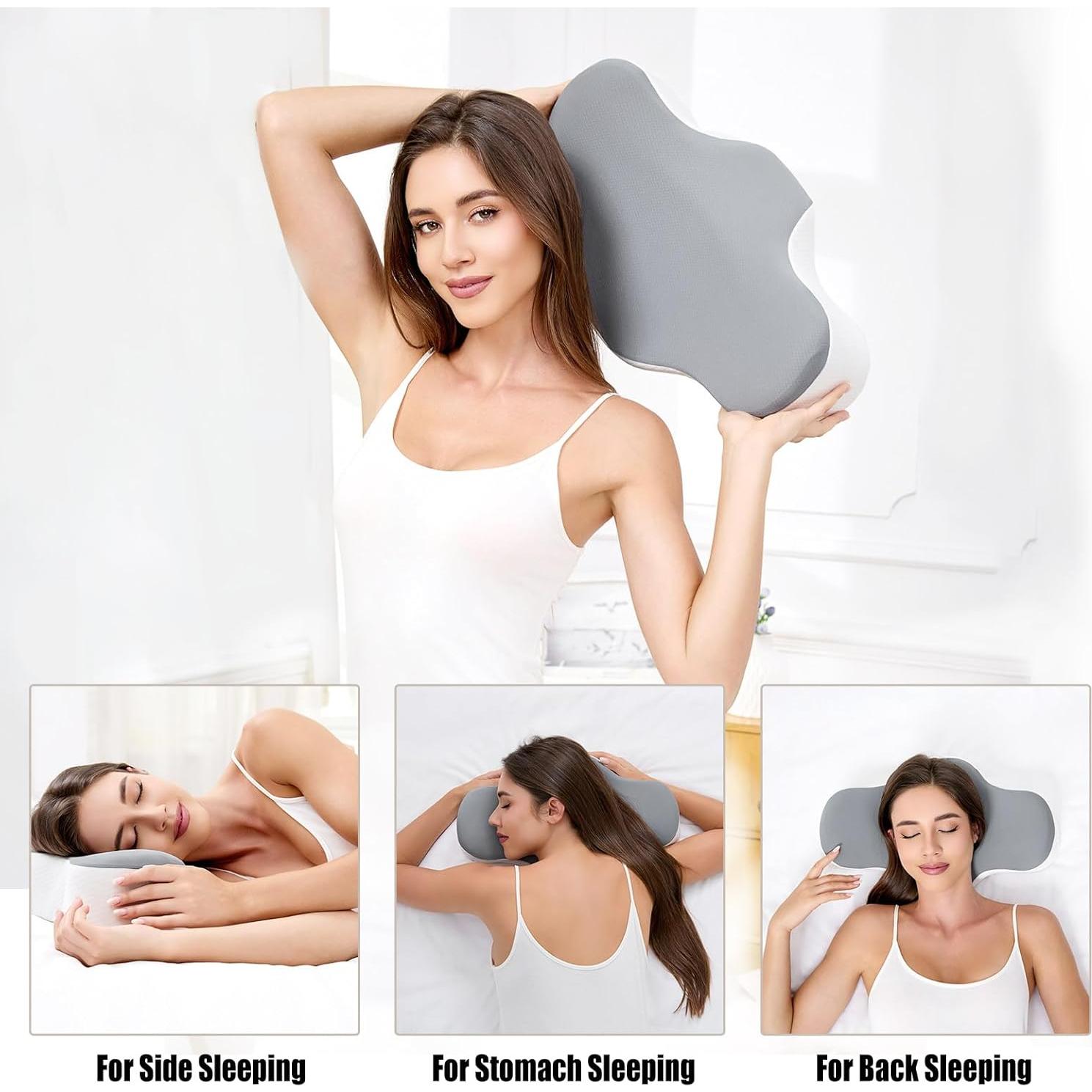 Almohada de Viaje Bespilow Ergonómica de Espuma de Memoria