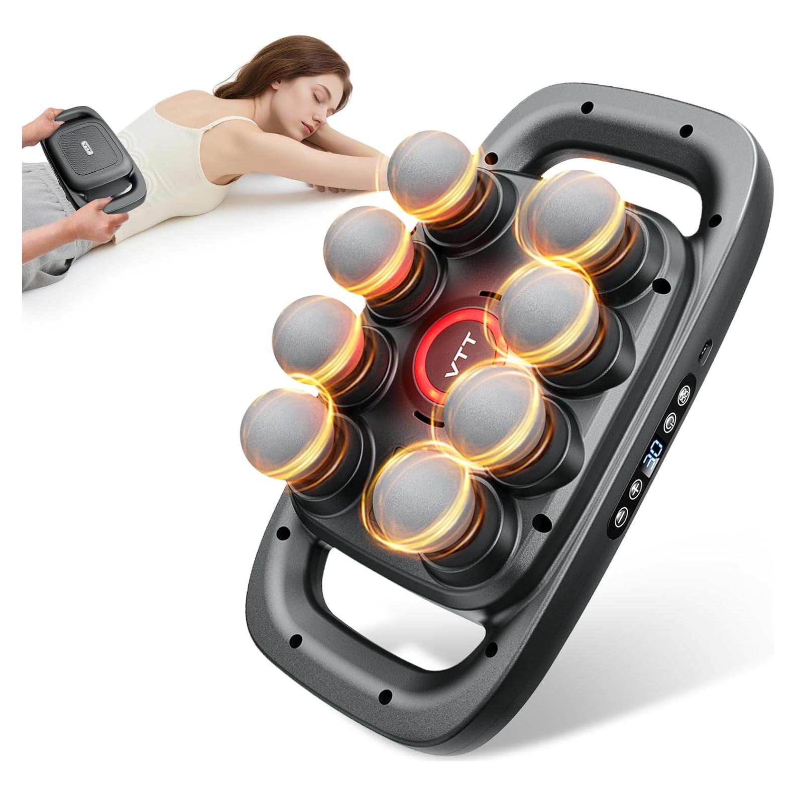 Pistola de Masaje VTT S6-8D 8 Cabezas Tejido Profundo