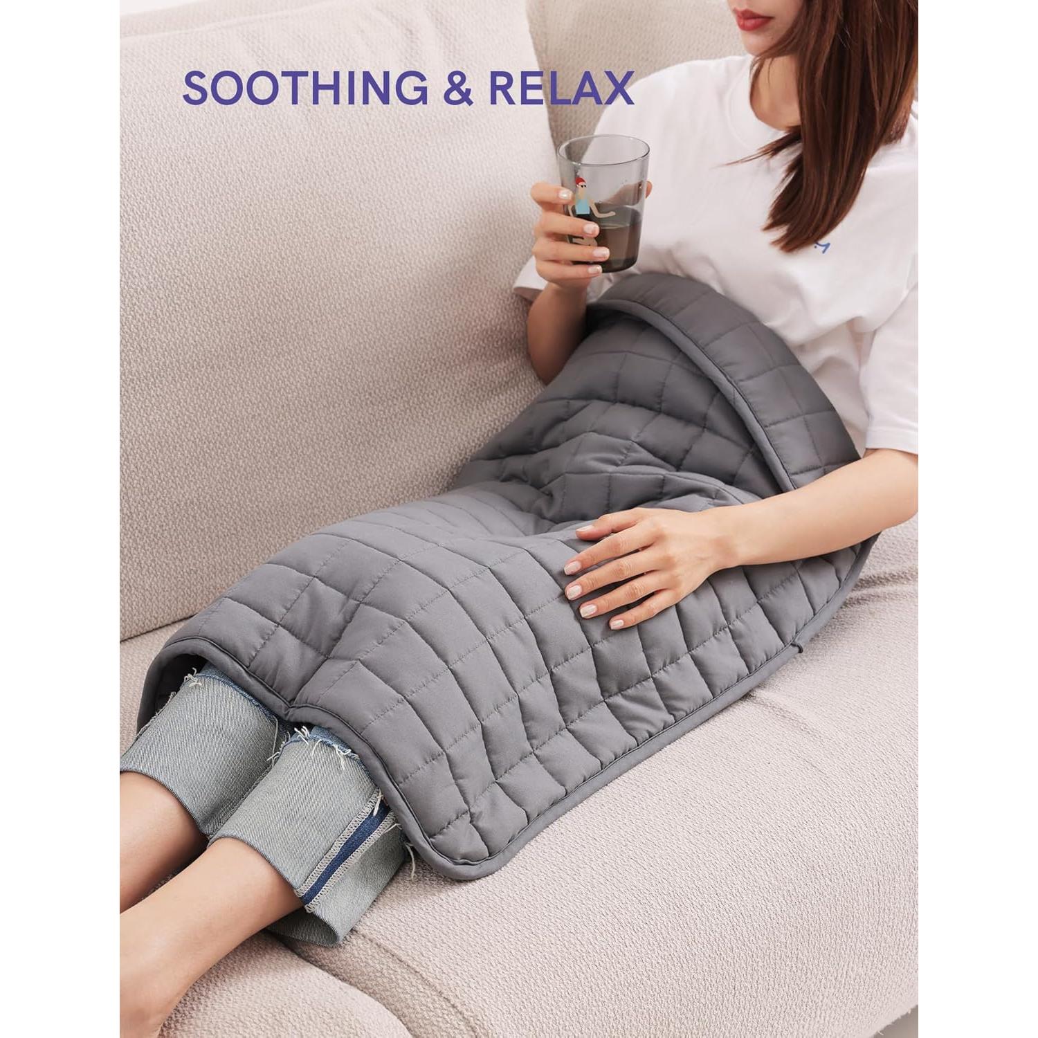 Manta Ponderada Portátil YnM 73.66x60.96 cm 3.18 kg Gris