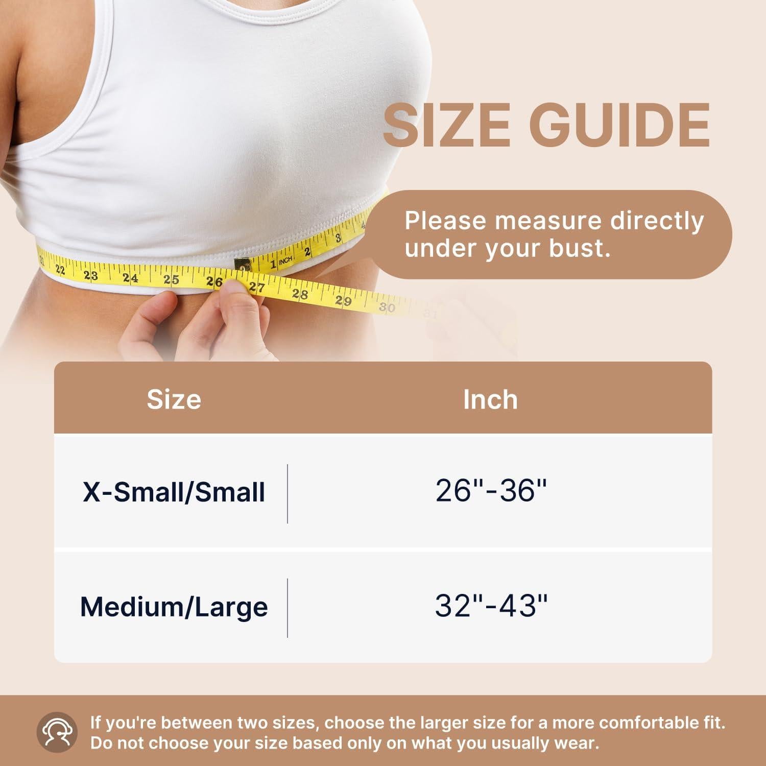 Corrector de Postura Fit Geno XS/S Beige - Alivio Dolor Espalda