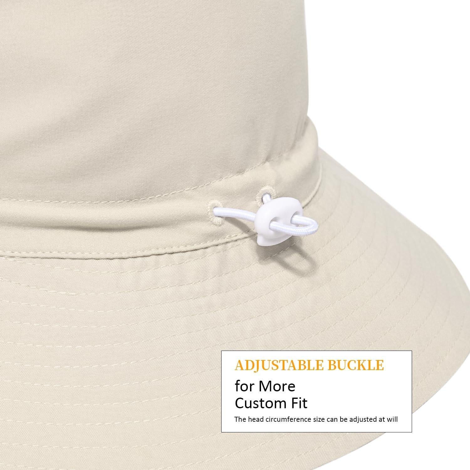 Sombrero de sol ancho DANMY para mujeres con protección UV