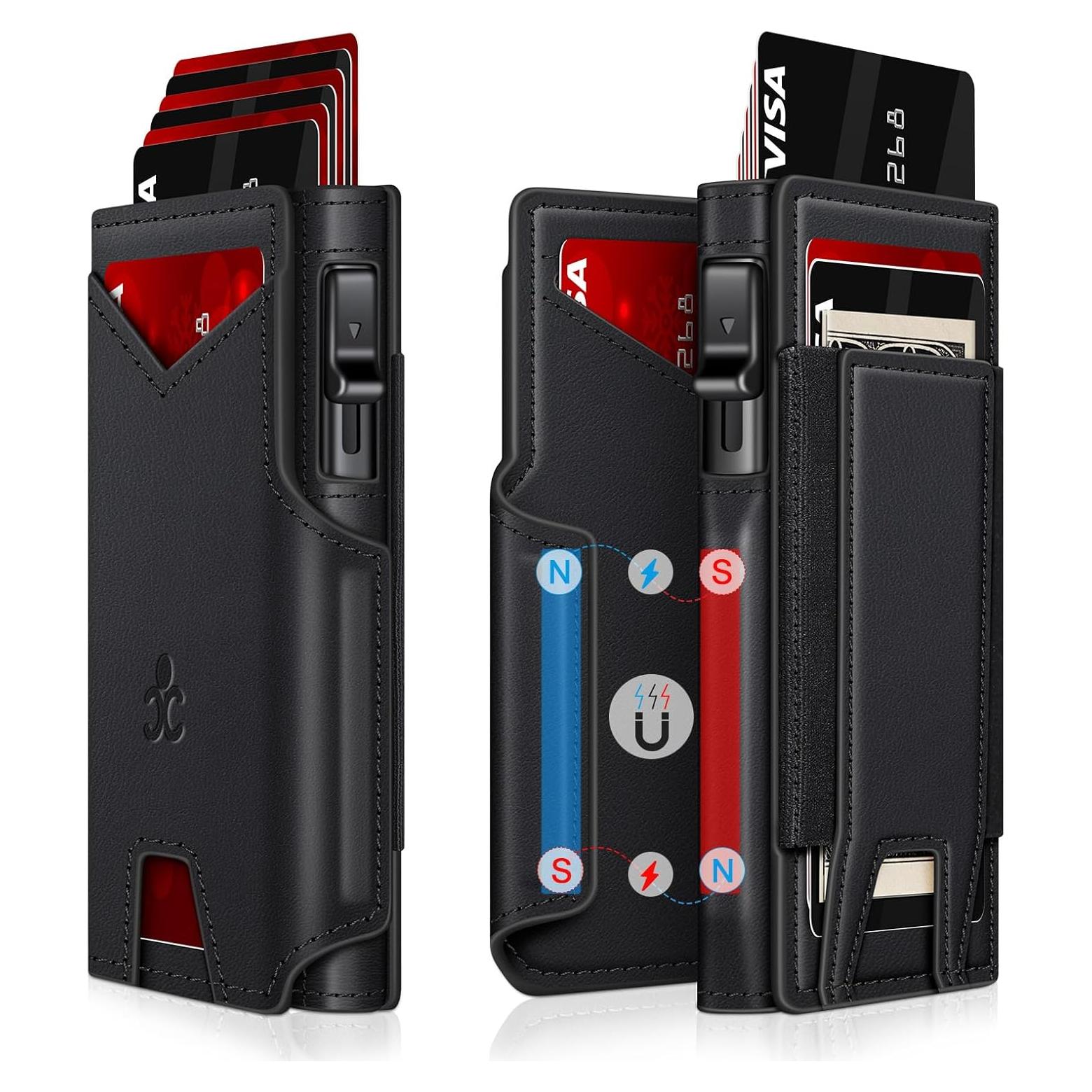 Billetera Minimalista SEMORID RFID para Hombres - Negro