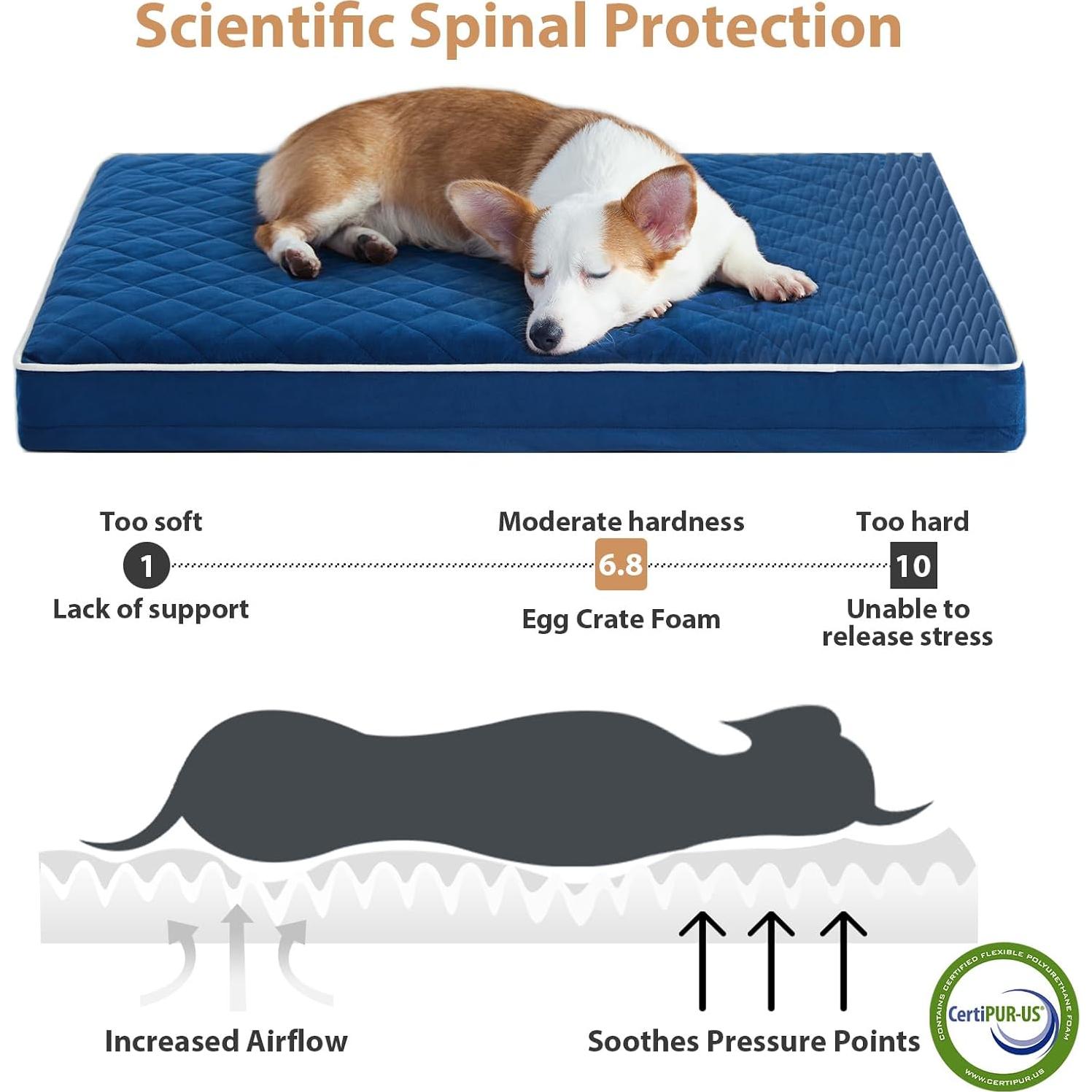 Cama Ortopédica para Perros WNPETHOME Mediana Impermeable