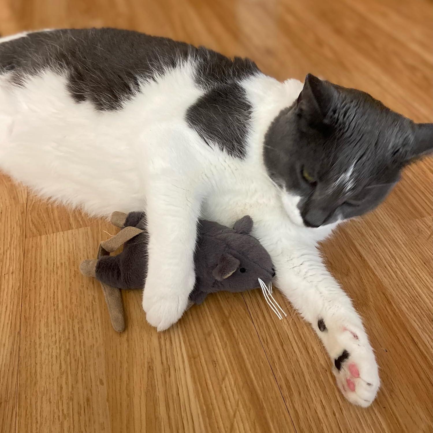 Juguete para Gatos SPOT Gran Ratón Bertha 18 cm con Hierba Gatera