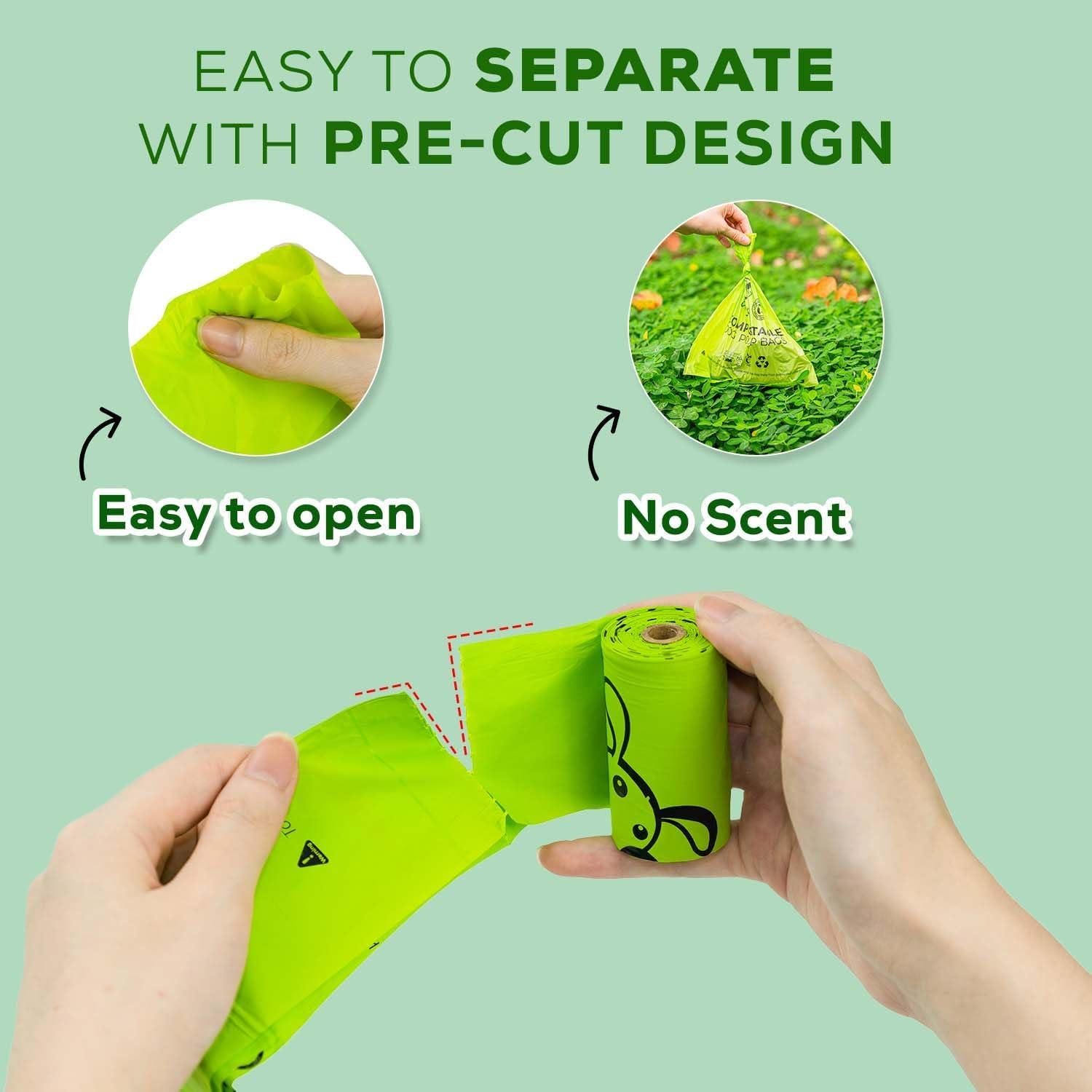 Bolsas Compostables ANECO para Excrementos de Perro - 135 Unidades