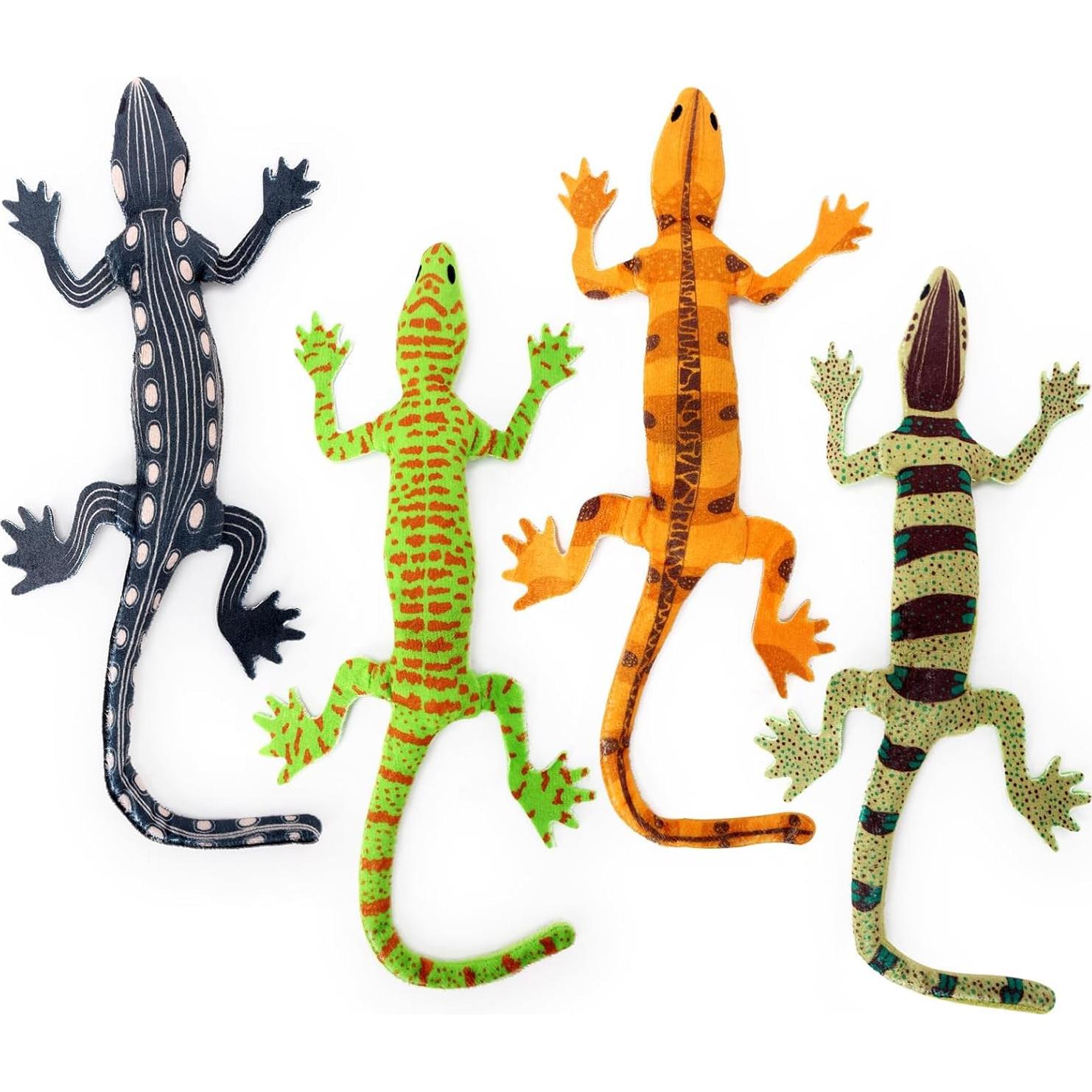 Juguetes para Gatos CiyvoLyeen Set de 4 Lagartos de Hierba Gatera