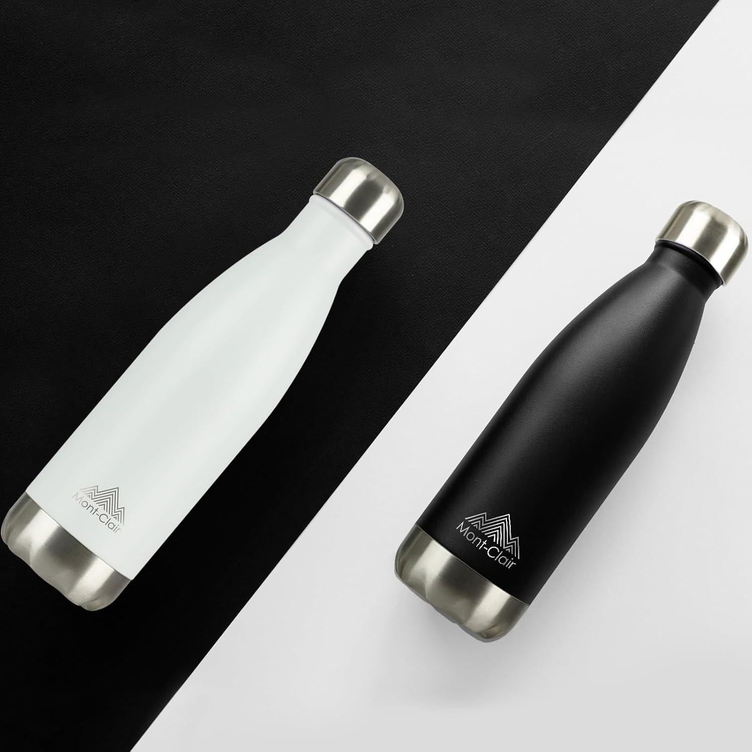 Botella de Agua Acero Inoxidable Mont-Clair 500ml Aislada