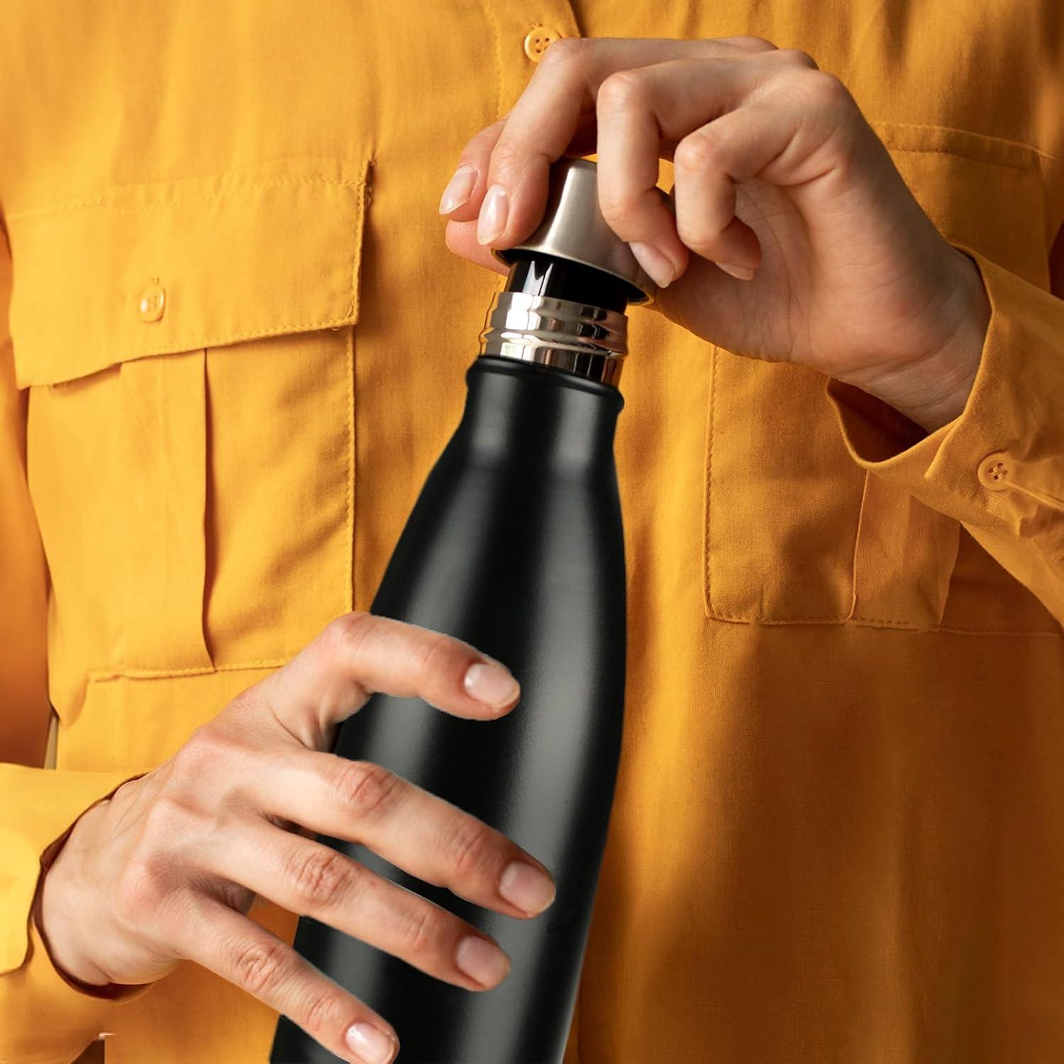 Botella de Agua Acero Inoxidable Mont-Clair 500ml Aislada