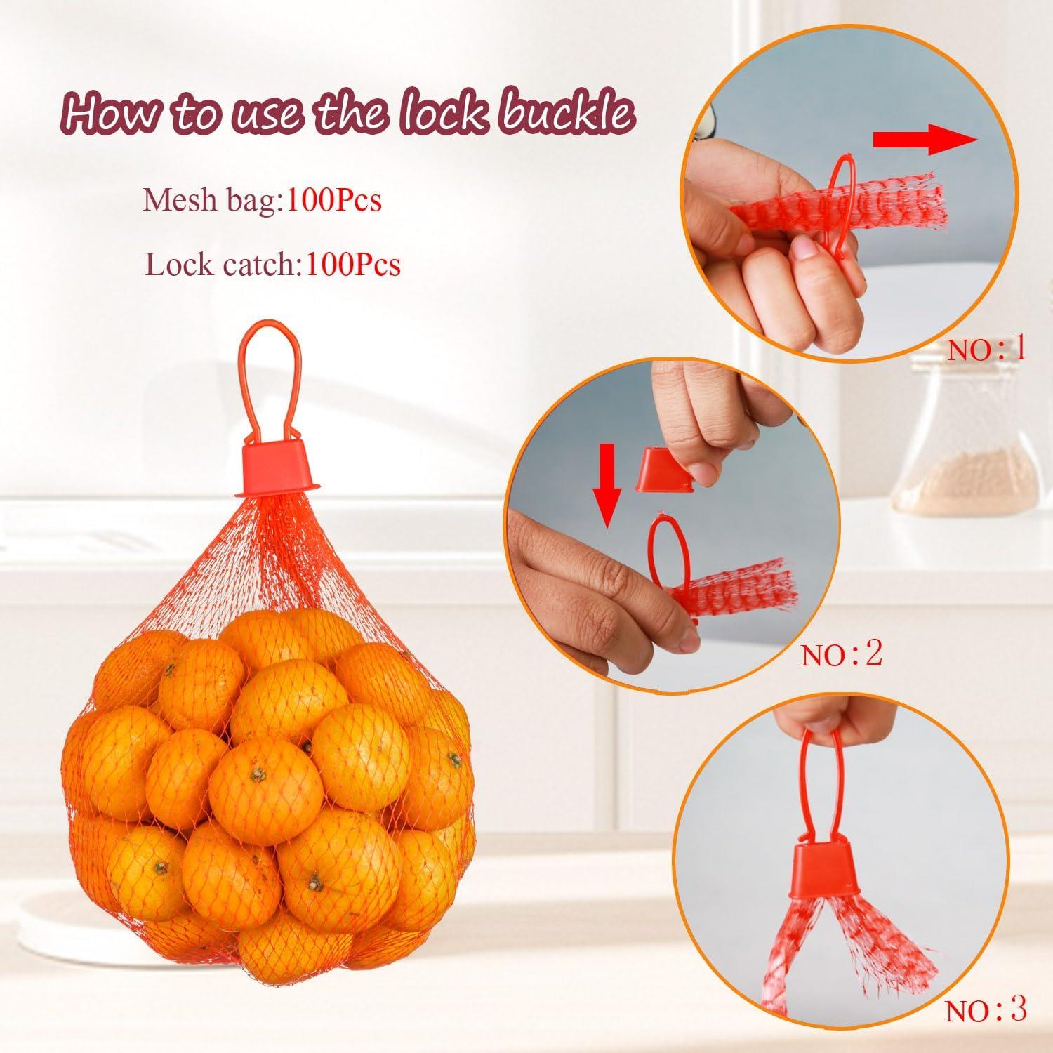 Limso 100 Bolsas de Malla Nylon para Hervir Mariscos 60cm Verde