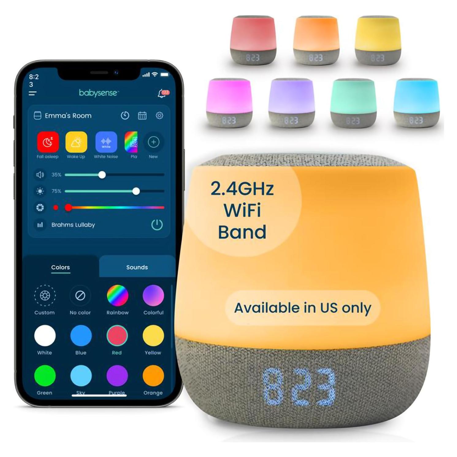 Babysense Dreamer 2.0 Máquina de Sonido y Luz Nocturna