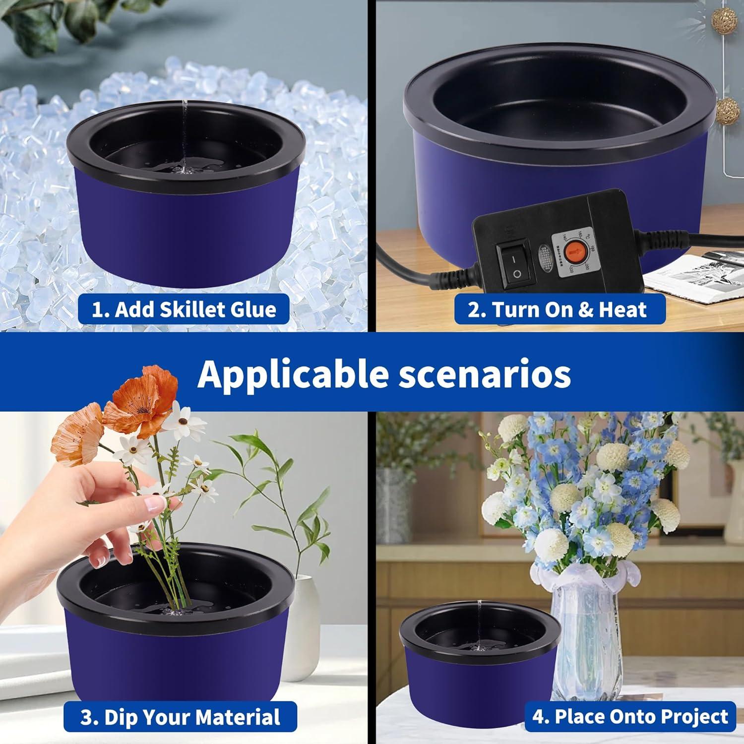 Pellets de Pegamento Termofusible ZFYOUNG 0.45 kg para Manualidades