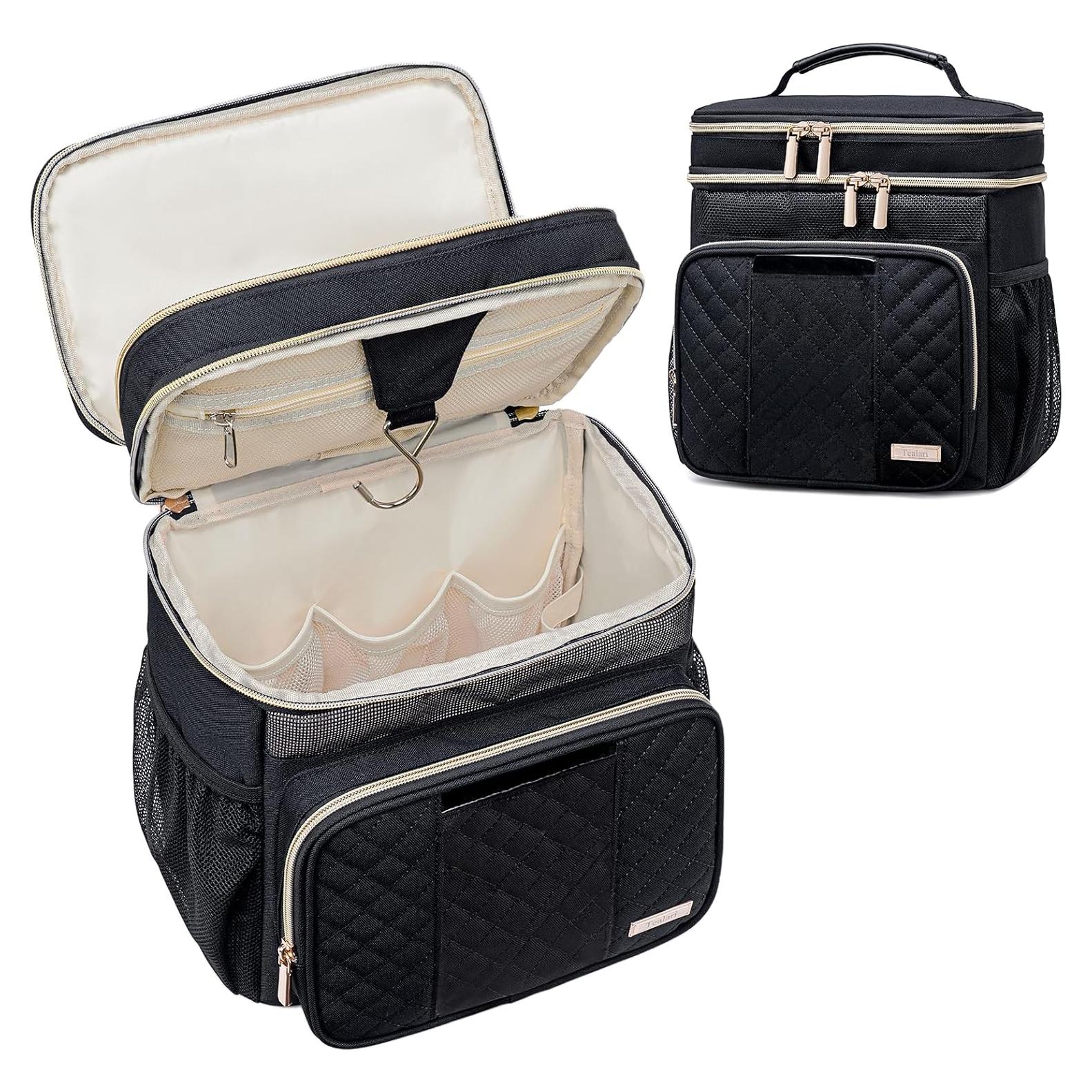 Bolsa de Aseo Grande Unisex Resistente al Agua 26.7x19.6x28.4cm