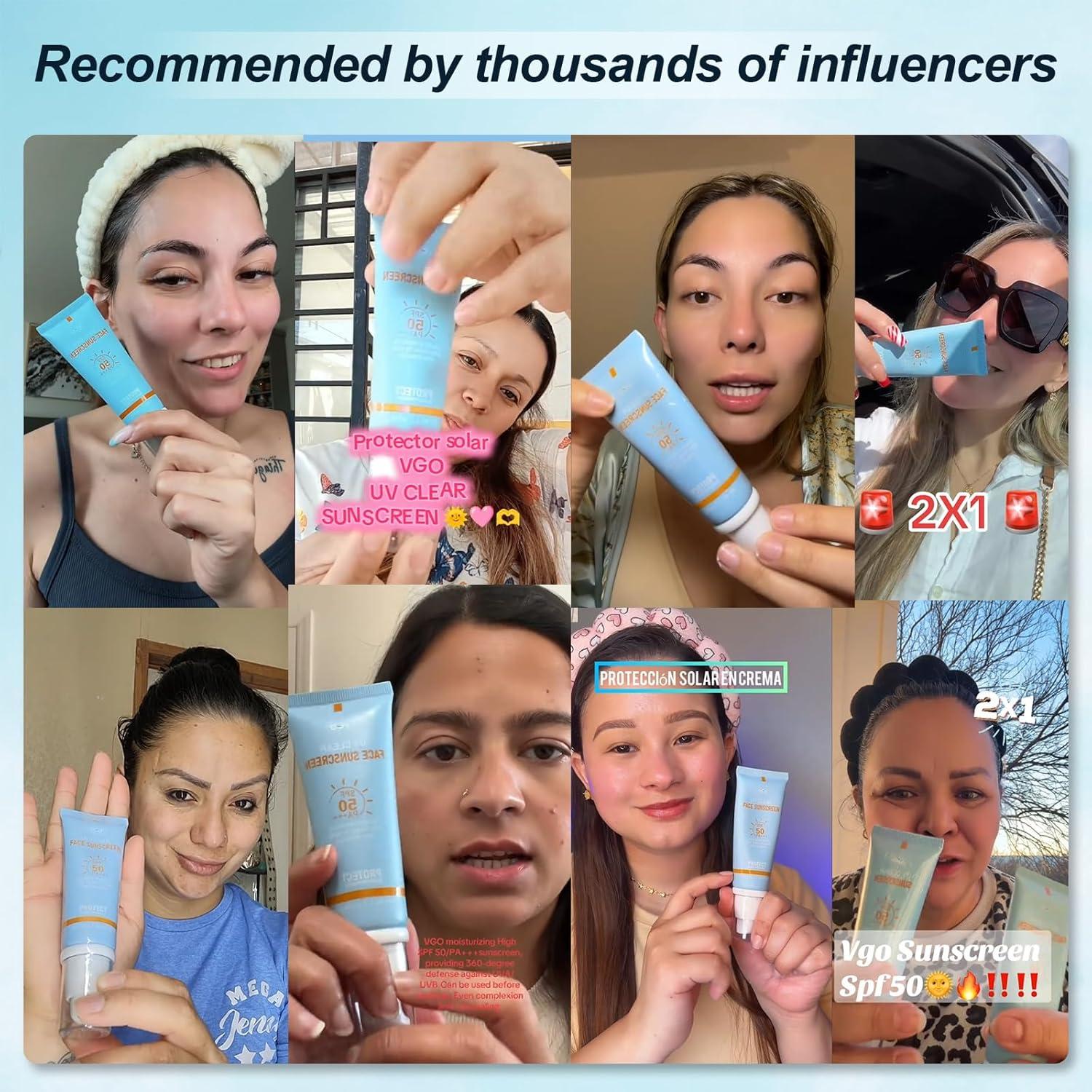 Protector Solar Mineral VGO 50ml SPF 50 Facial Hidratante