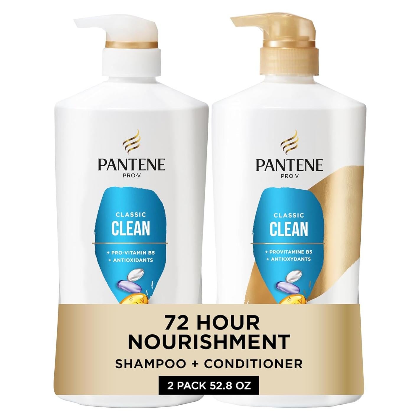 Champú y Acondicionador Pantene Pro-V Limpieza Clásica 1.5L