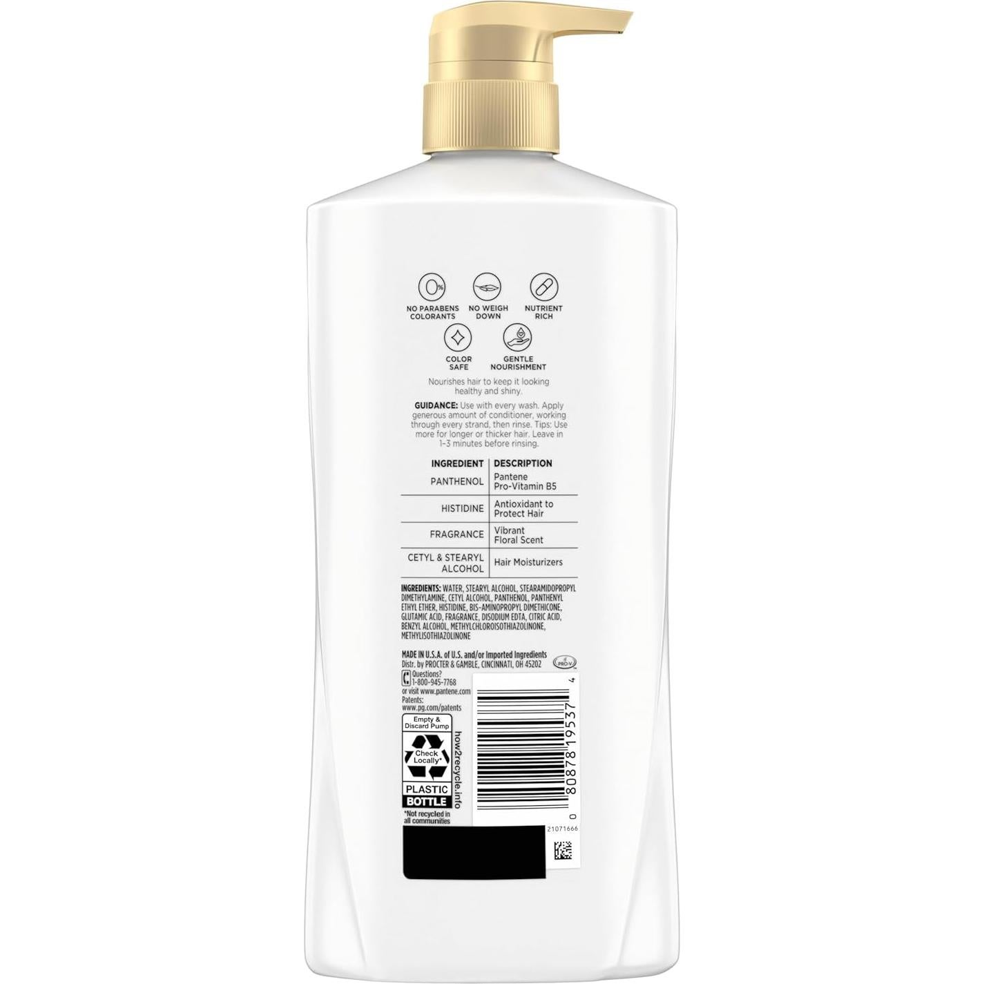 Champú y Acondicionador Pantene Pro-V Limpieza Clásica 1.5L
