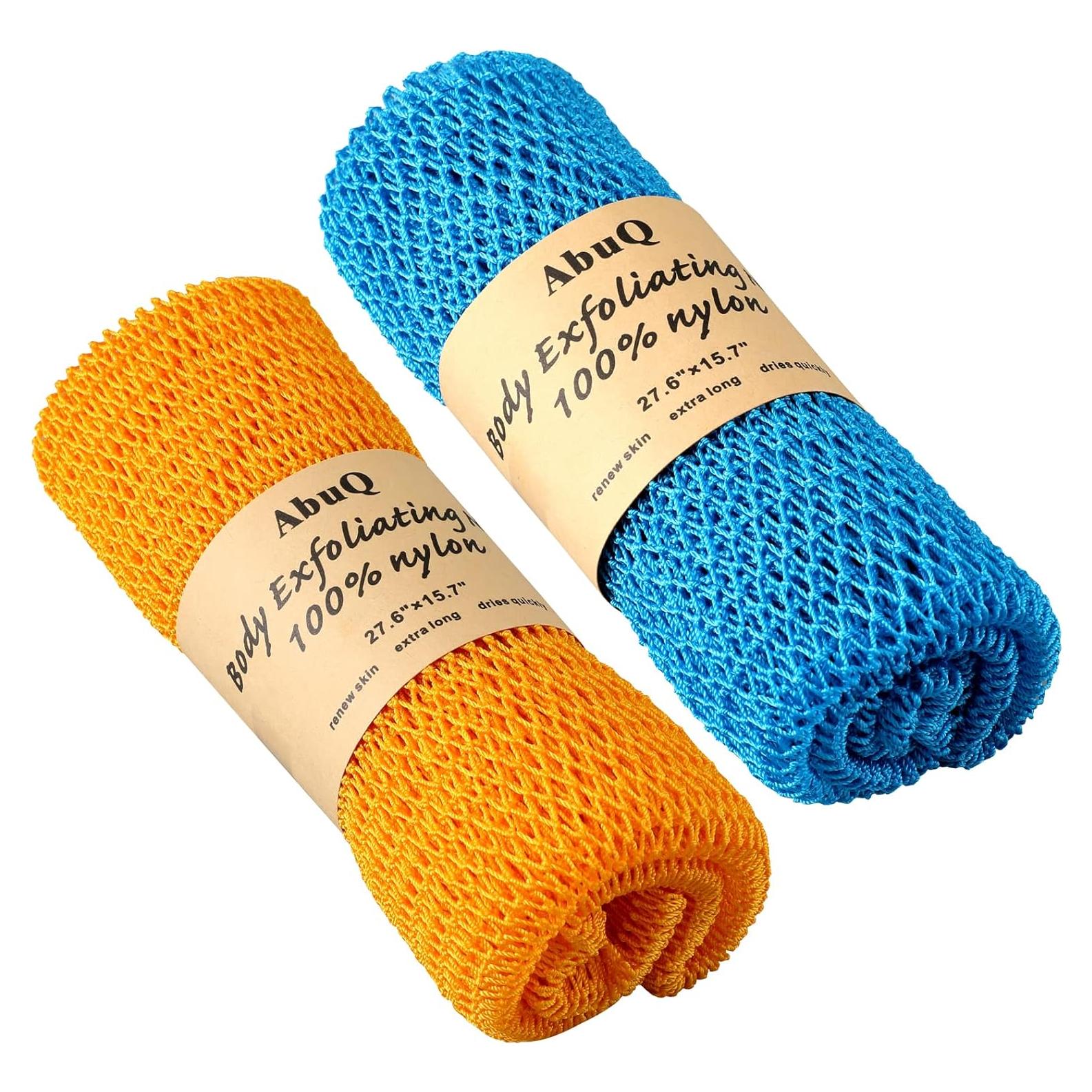 Esponja de Red Africana Meledor 2 Piezas Amarillo-Azul 40x70cm