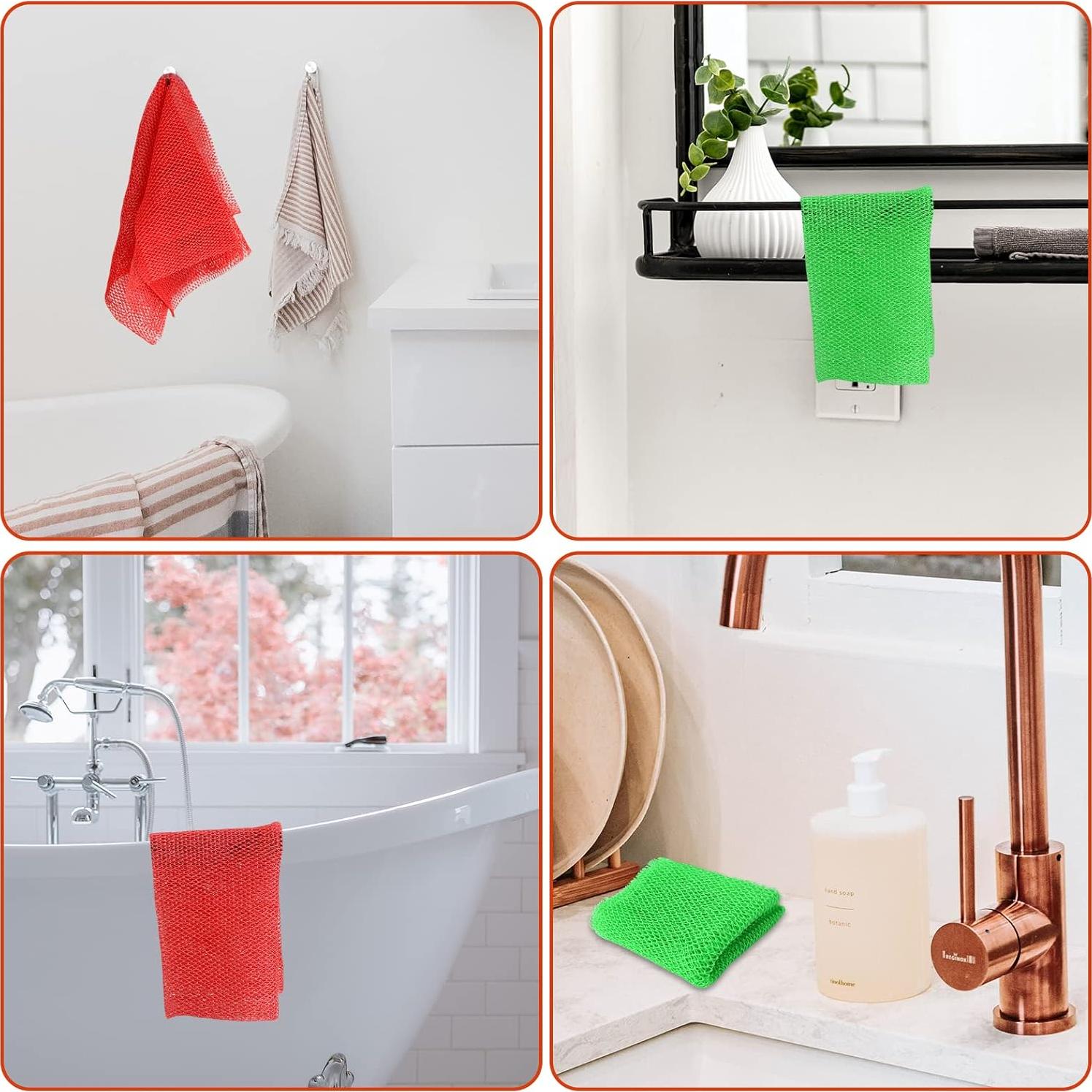 Esponja de Red Africana Meledor 2 Piezas Amarillo-Azul 40x70cm