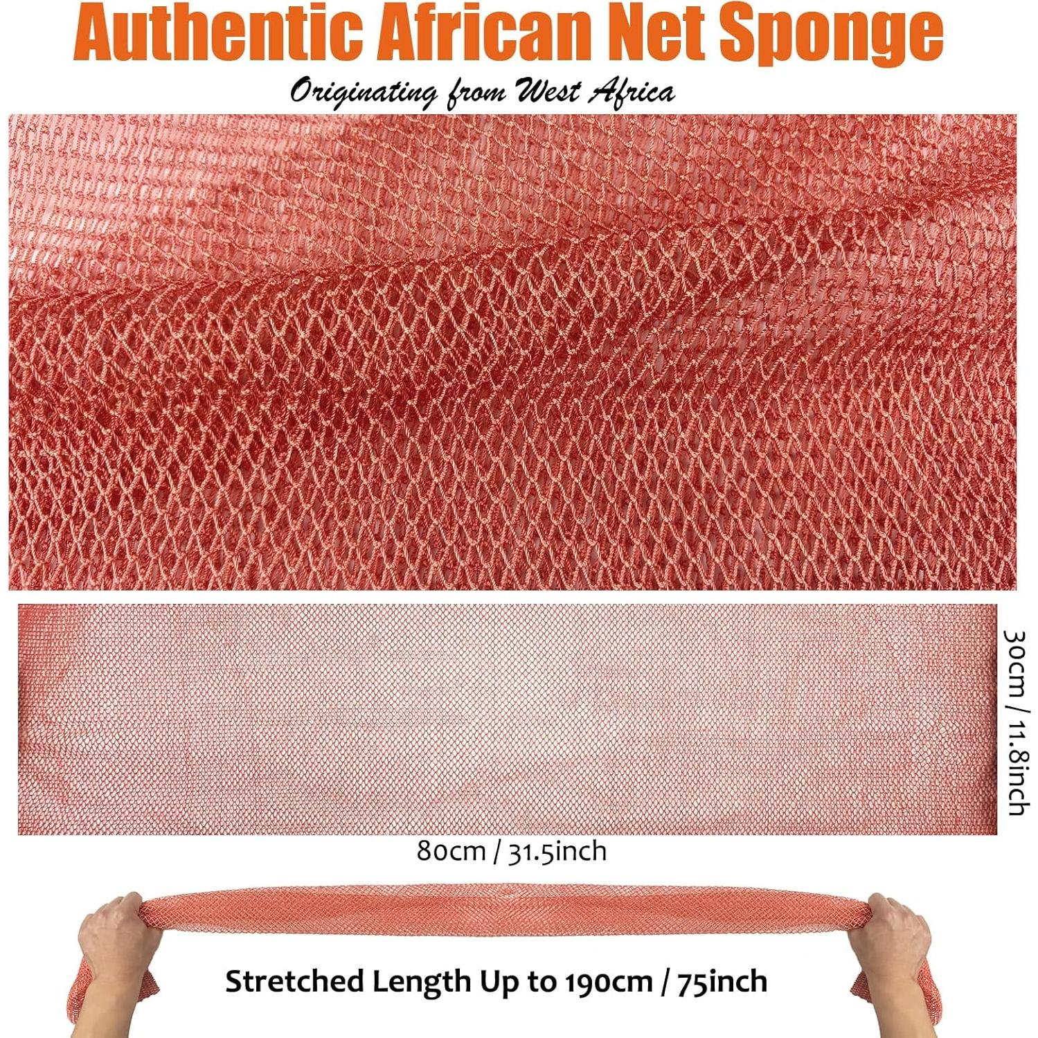 Esponja Exfoliante Africana Unifab Rosa 19x14cm Nylon