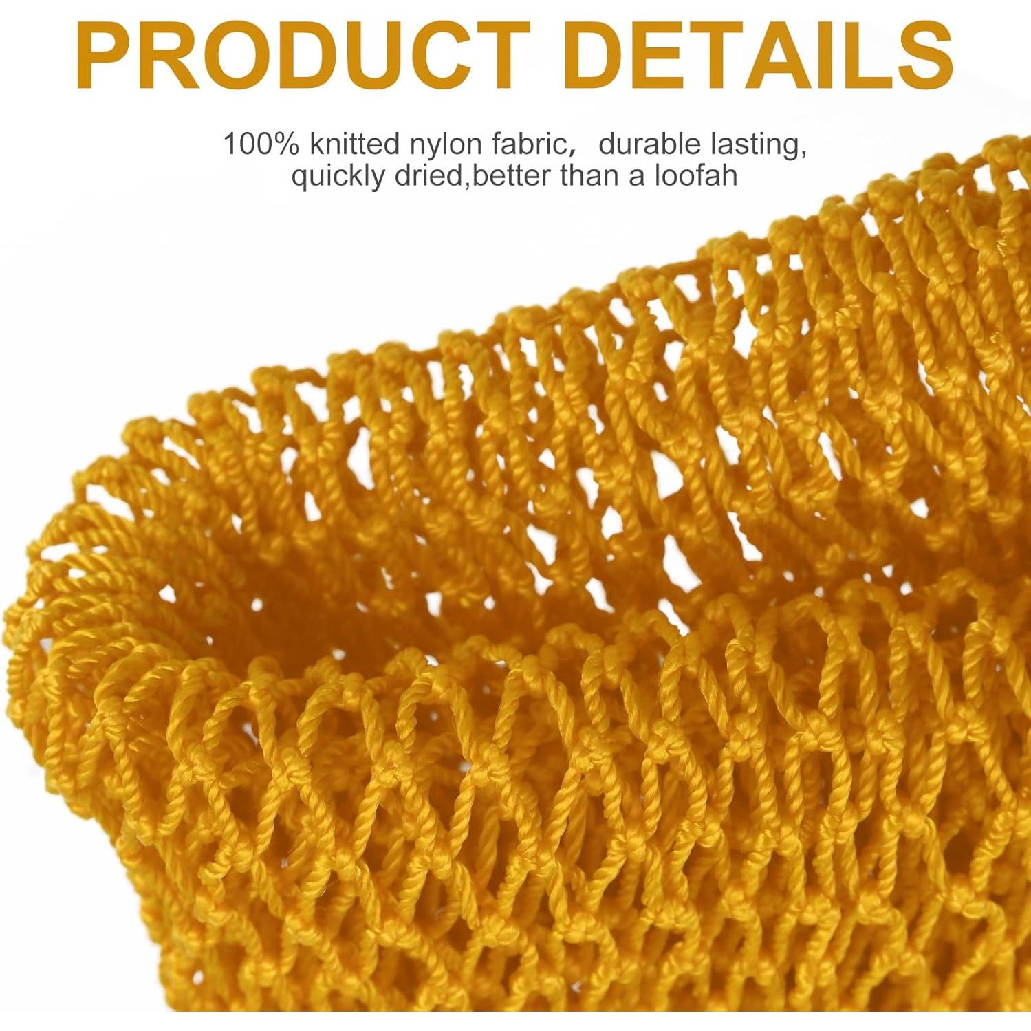 Esponja de Baño Exfoliante Geiserailie Larga 90x35 cm Amarillo