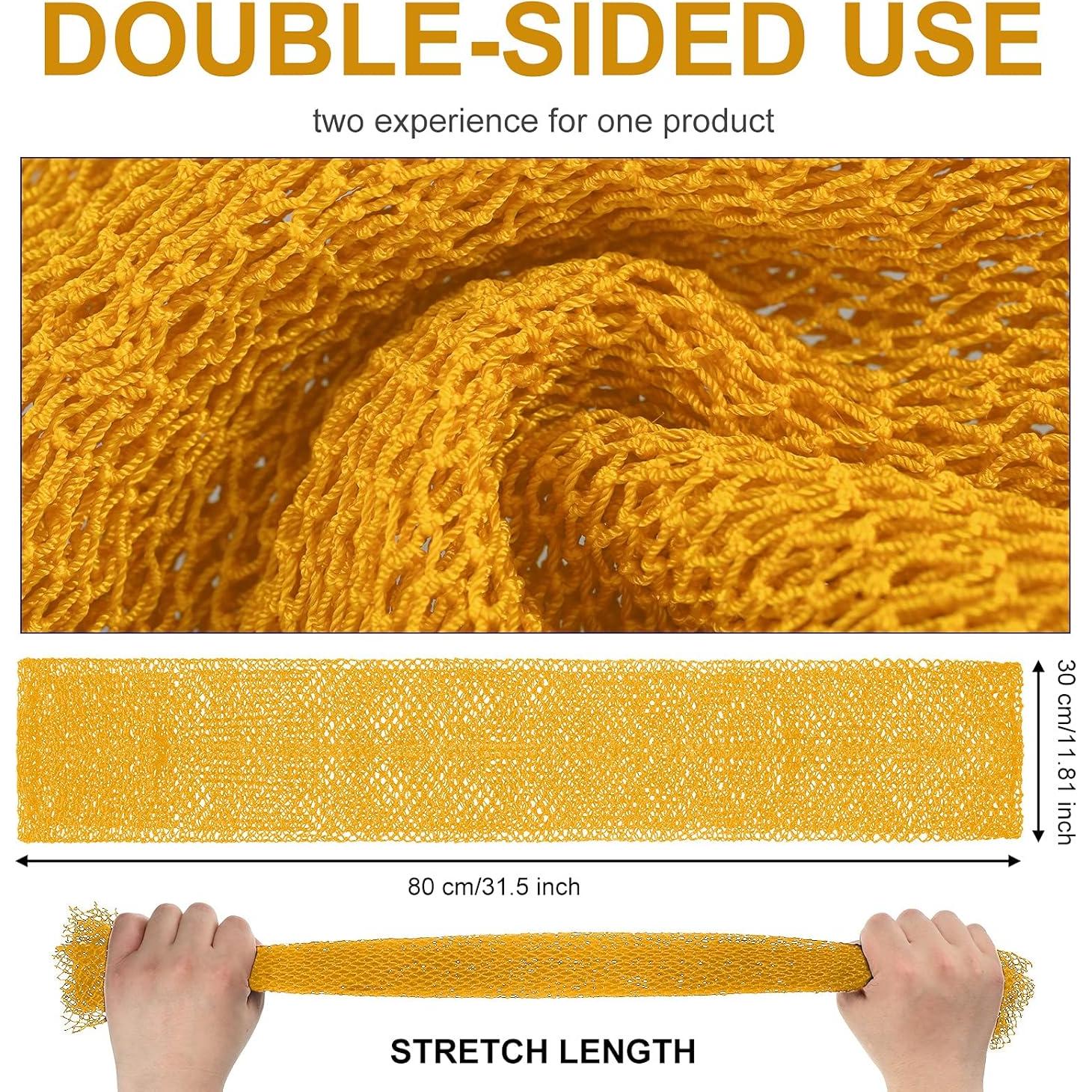 Esponja de Baño Exfoliante Geiserailie Larga 90x35 cm Amarillo