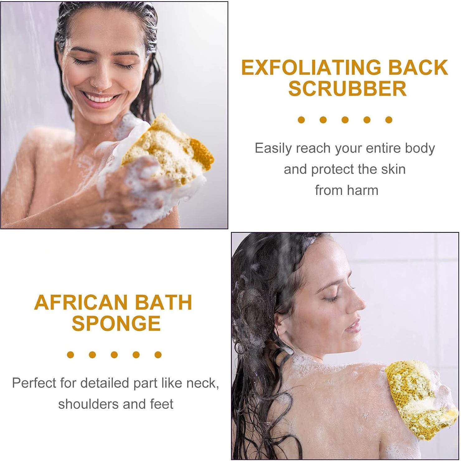 Esponja de Baño Exfoliante Geiserailie Larga 90x35 cm Amarillo