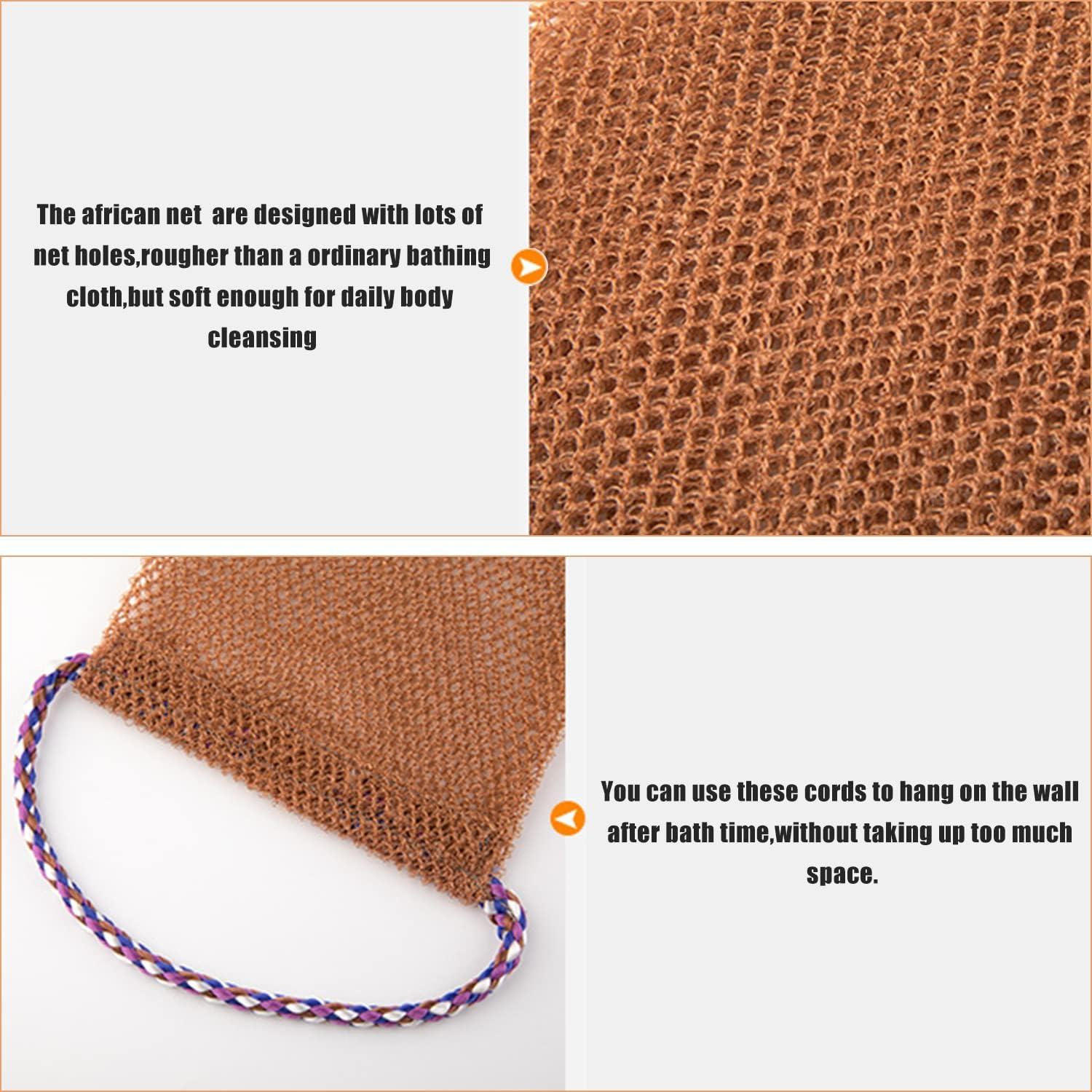 Esponja de Red Africana Exfoliante Yrarbil 3 Piezas 75 cm