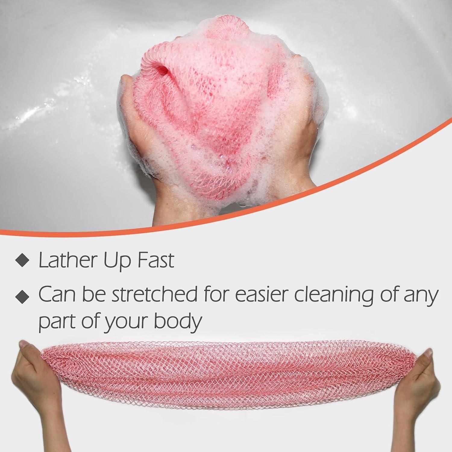 Esponja Exfoliante Africana NEBOCA Rosa - Limpieza Profunda