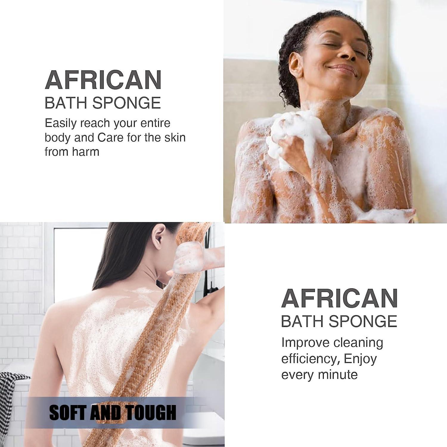 Esponja de Red Africana Vootcker 3 Piezas Exfoliantes