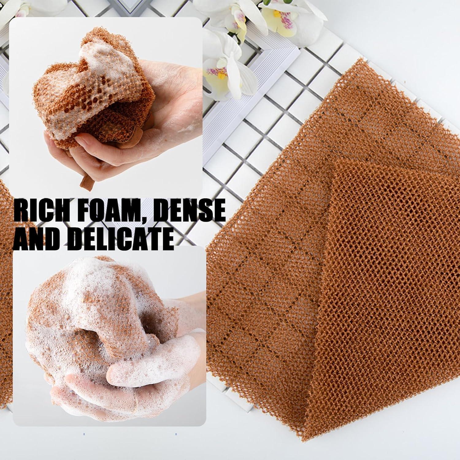 Esponja de Red Africana Vootcker 3 Piezas Exfoliantes