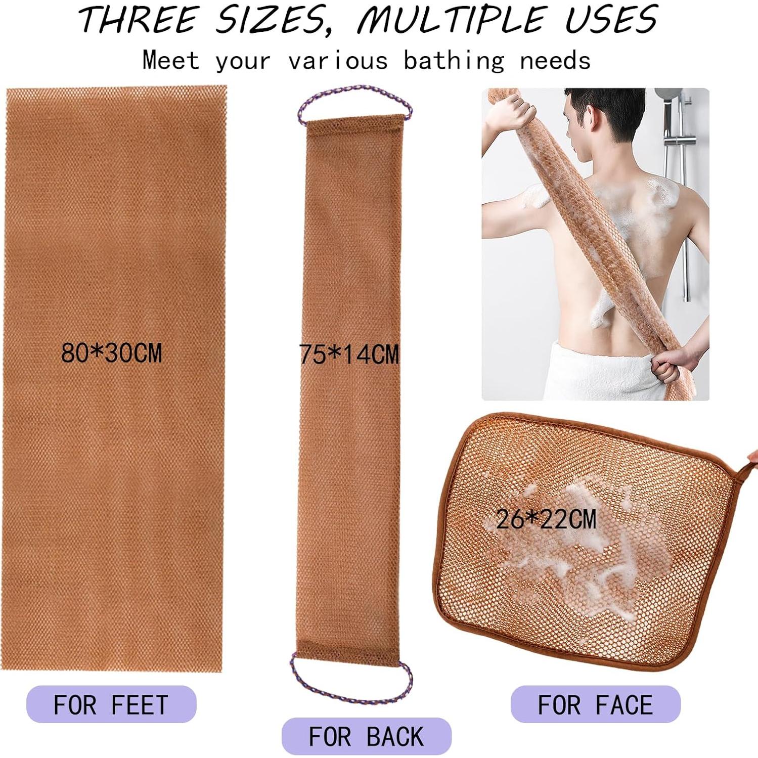 Esponja de Red Africana Vootcker 3 Piezas Exfoliantes