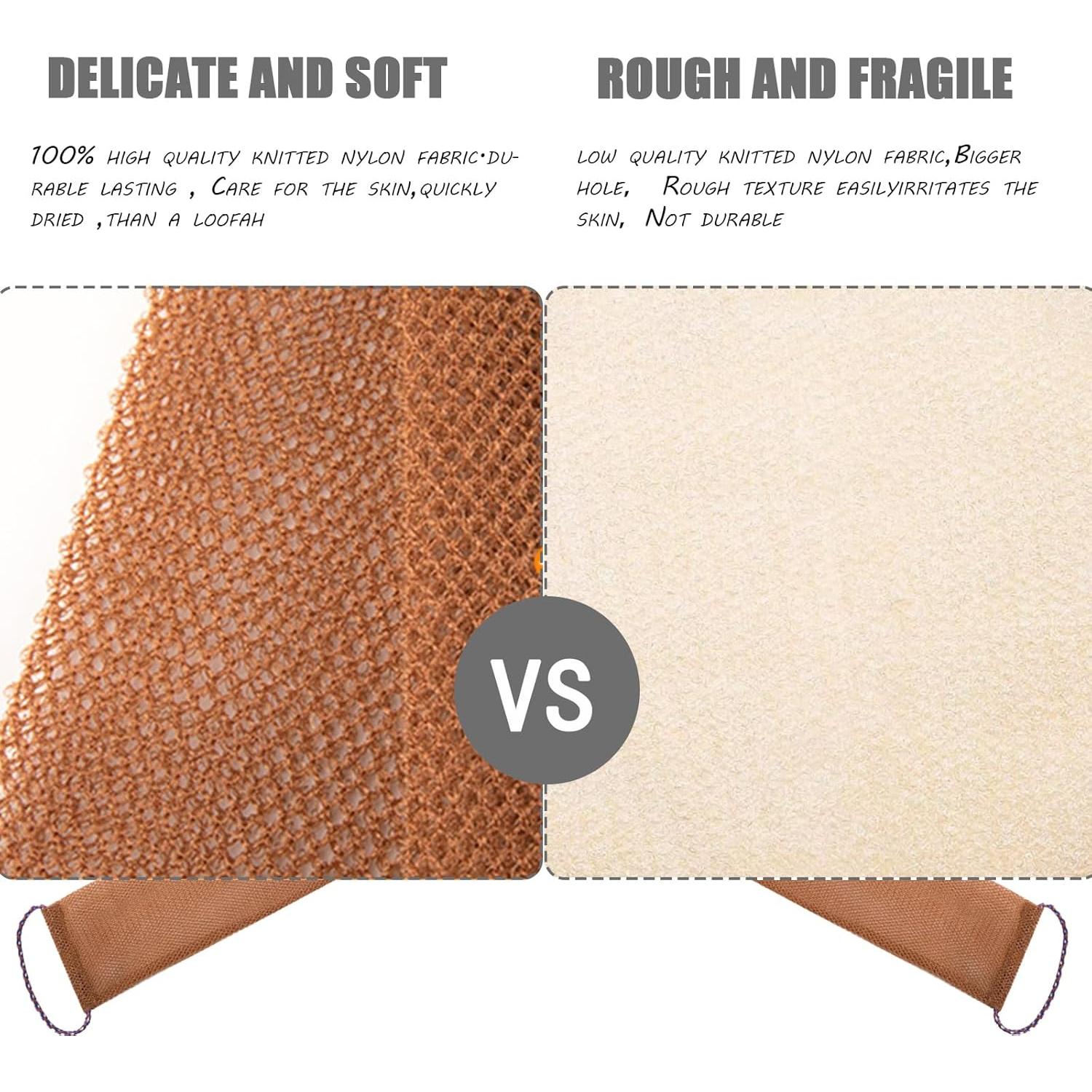 Esponja de Red Africana Vootcker 3 Piezas Exfoliantes