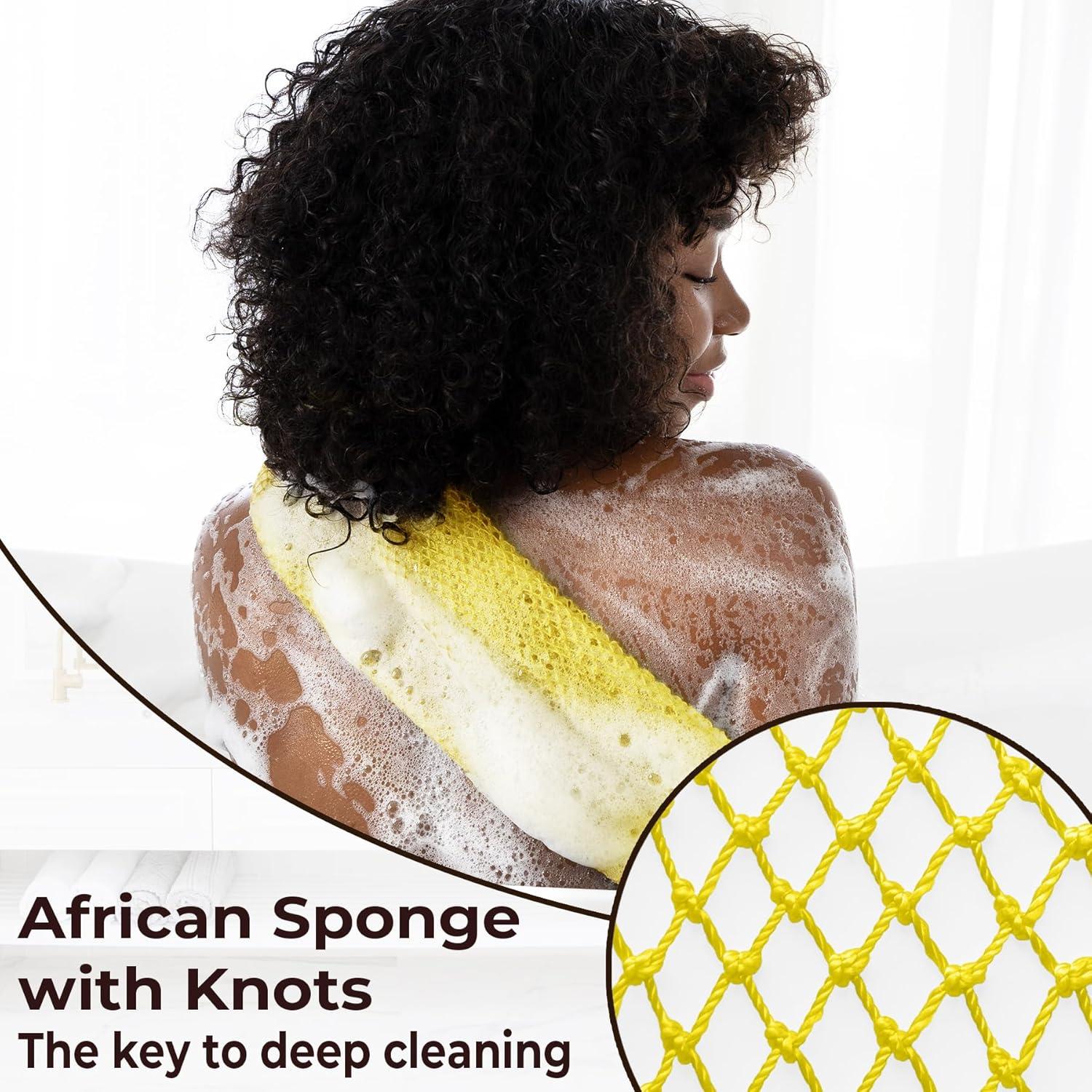 Esponja Exfoliante Africana Fulloadris 101.6 cm - Nylon Ecológico
