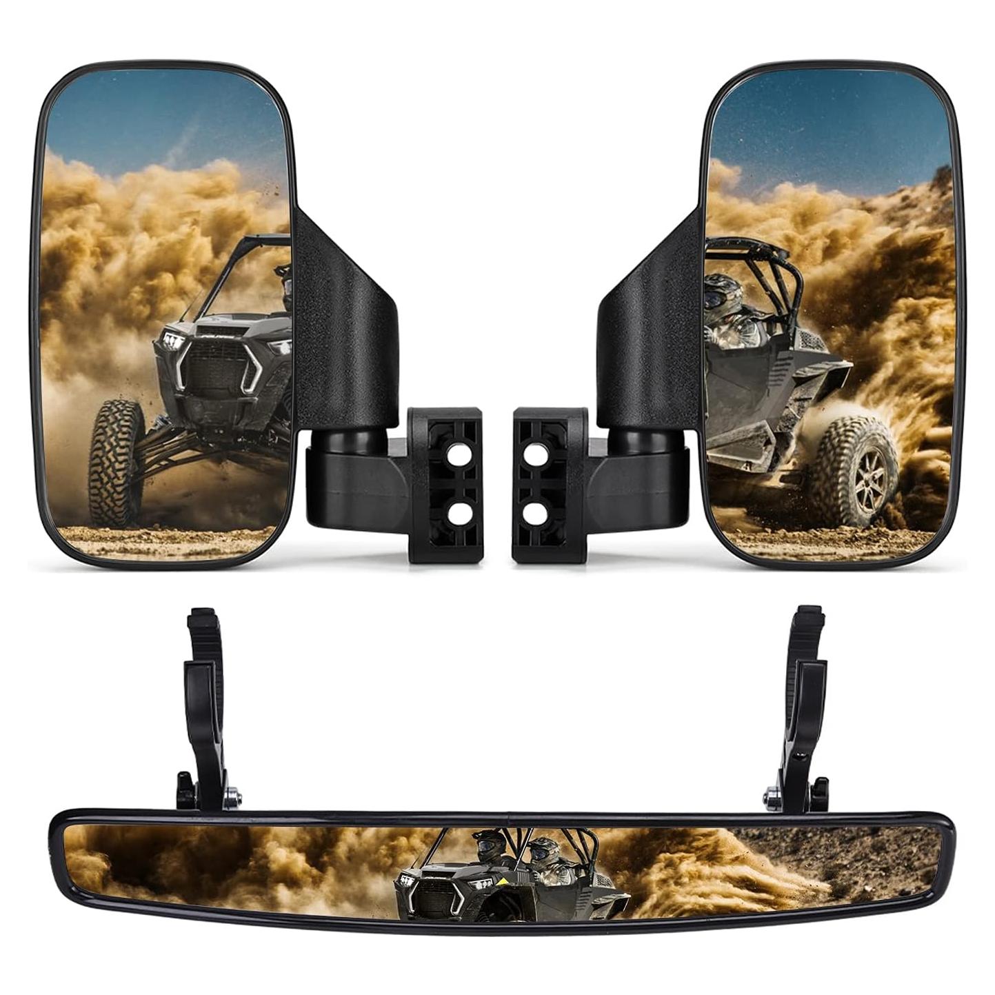 KEMIMOTO Espejos Laterales y Central UTV 2.21 kg Convexo