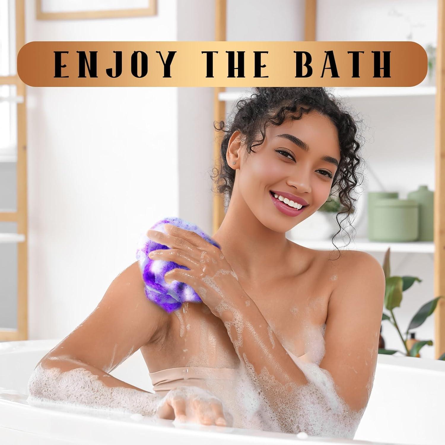 Esponjas de Red Africana Baypearl - 2 Piezas Exfoliantes