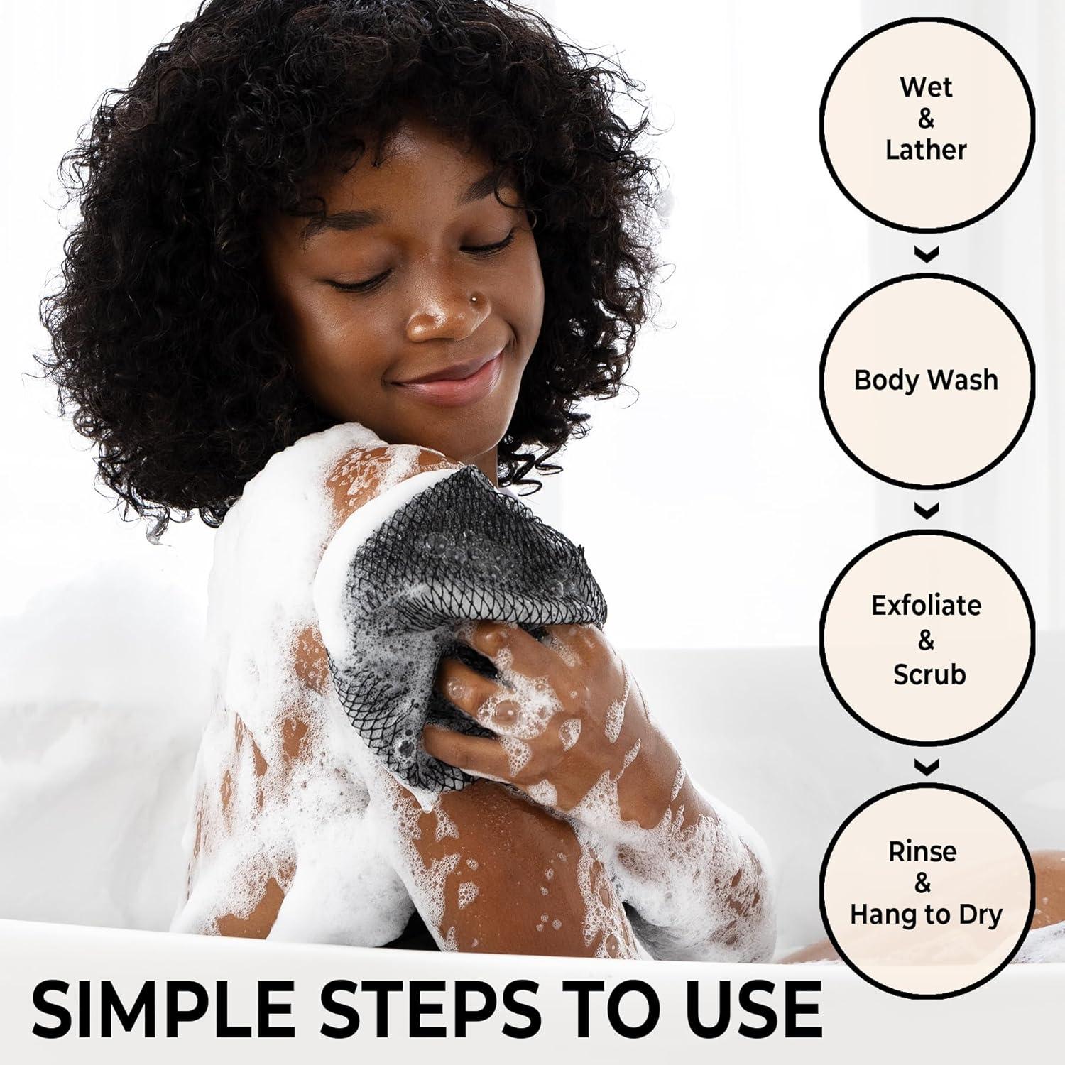 Esponja Exfoliante de Baño Africana MINISENTIALS - 2 Unidades