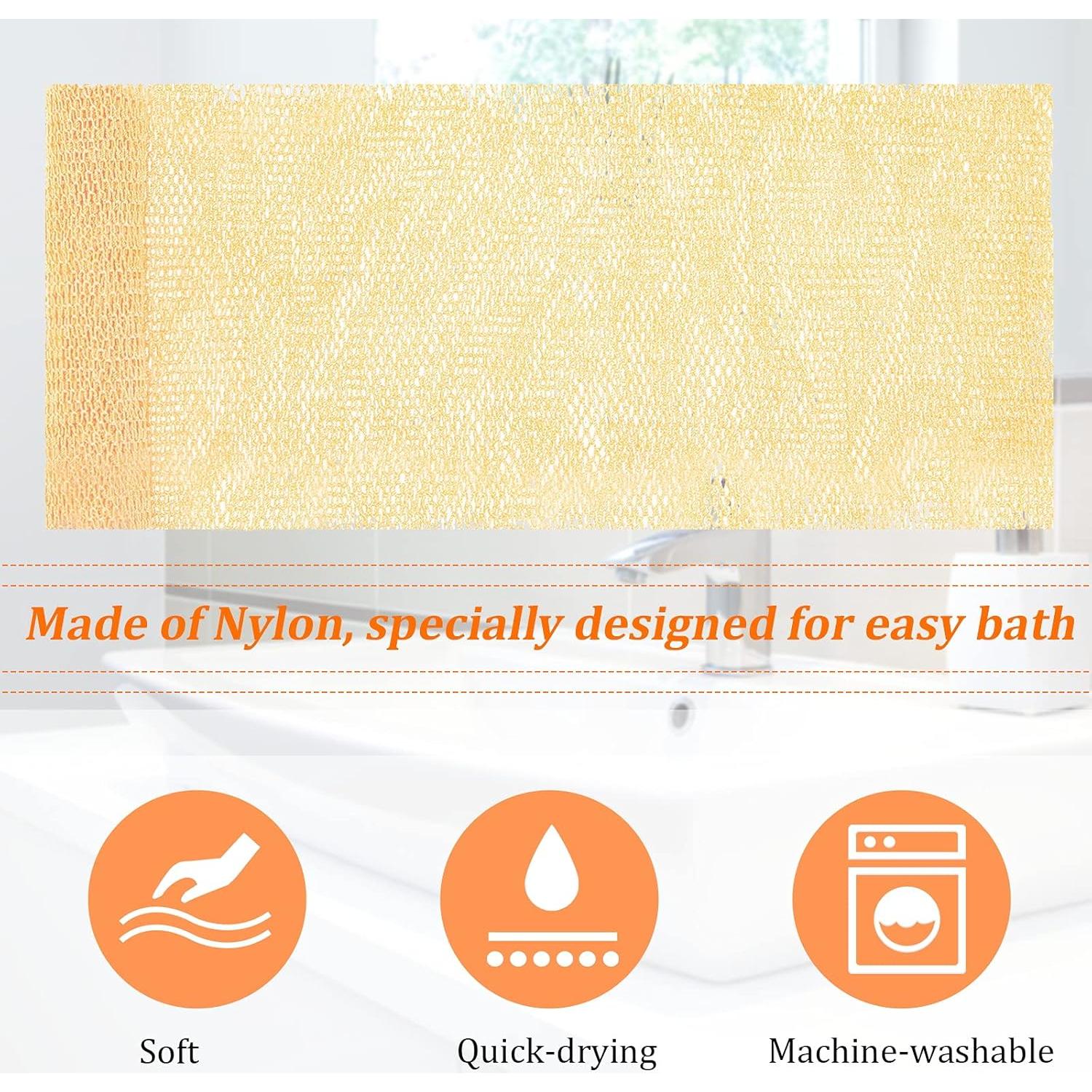 Esponja Exfoliante Africana Shappy 2 Pcs 65x20 cm Nylon