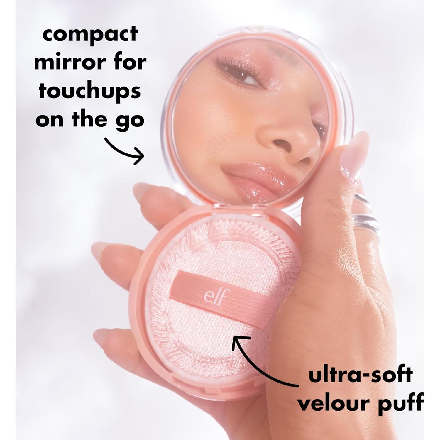 Polvo Filtro Halo Glow e.l.f. 9.92g Acabado Suave Vegano