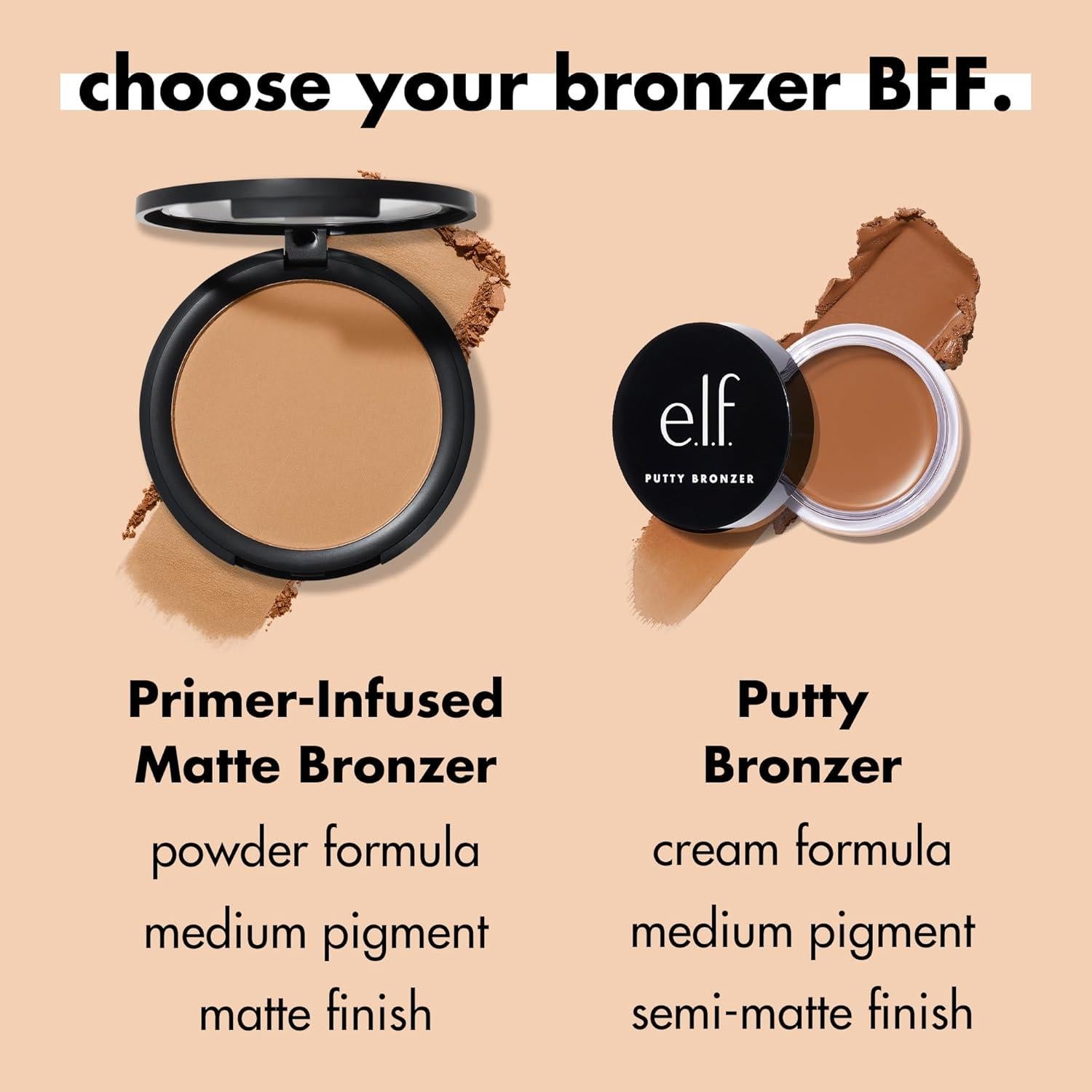 Bronceador en Polvo e.l.f. Tan O'Clock 9.92g - Mate y Vegano
