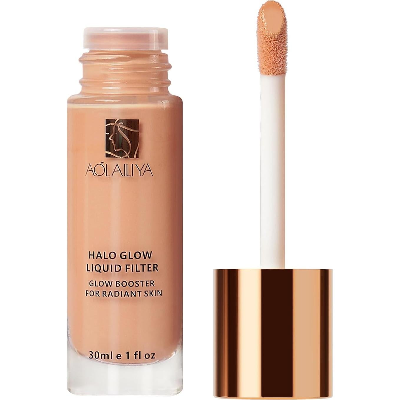 Filtro Líquido Brillante Natural AOLAILIYA 31 ml - Iluminador Vegano