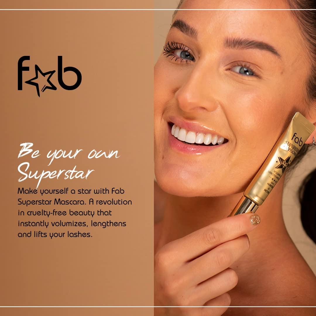 Máscara de Pestañas Fab Brows Superstar 10ml - Volumen y Longitud